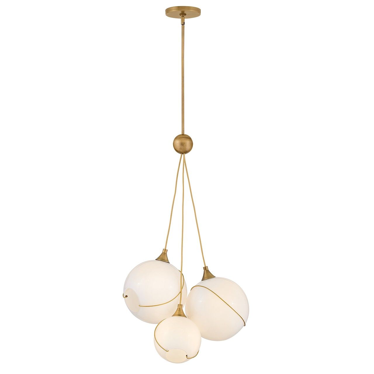 Hinkley Canada - 30304HBR-CO - DEL Suspension - Skye - Heritage Brass