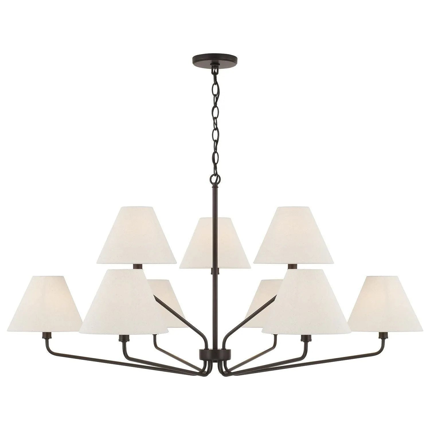 Capital Lighting - 456691ES-713 - Nine Light Chandelier - Chadwick - Espresso