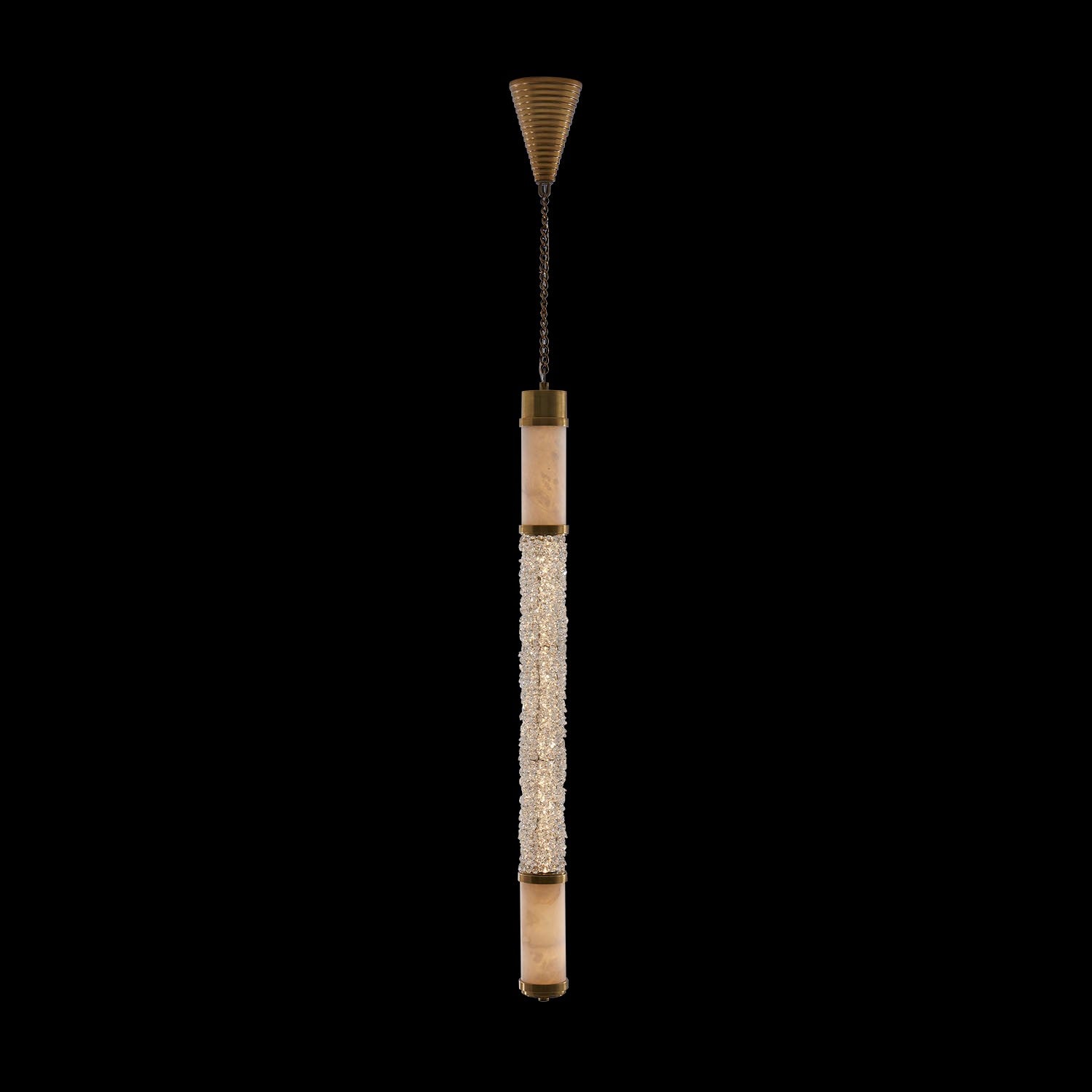 Allegri - 041955-062-FR001 - LED Pendant - Tubo - True Brass