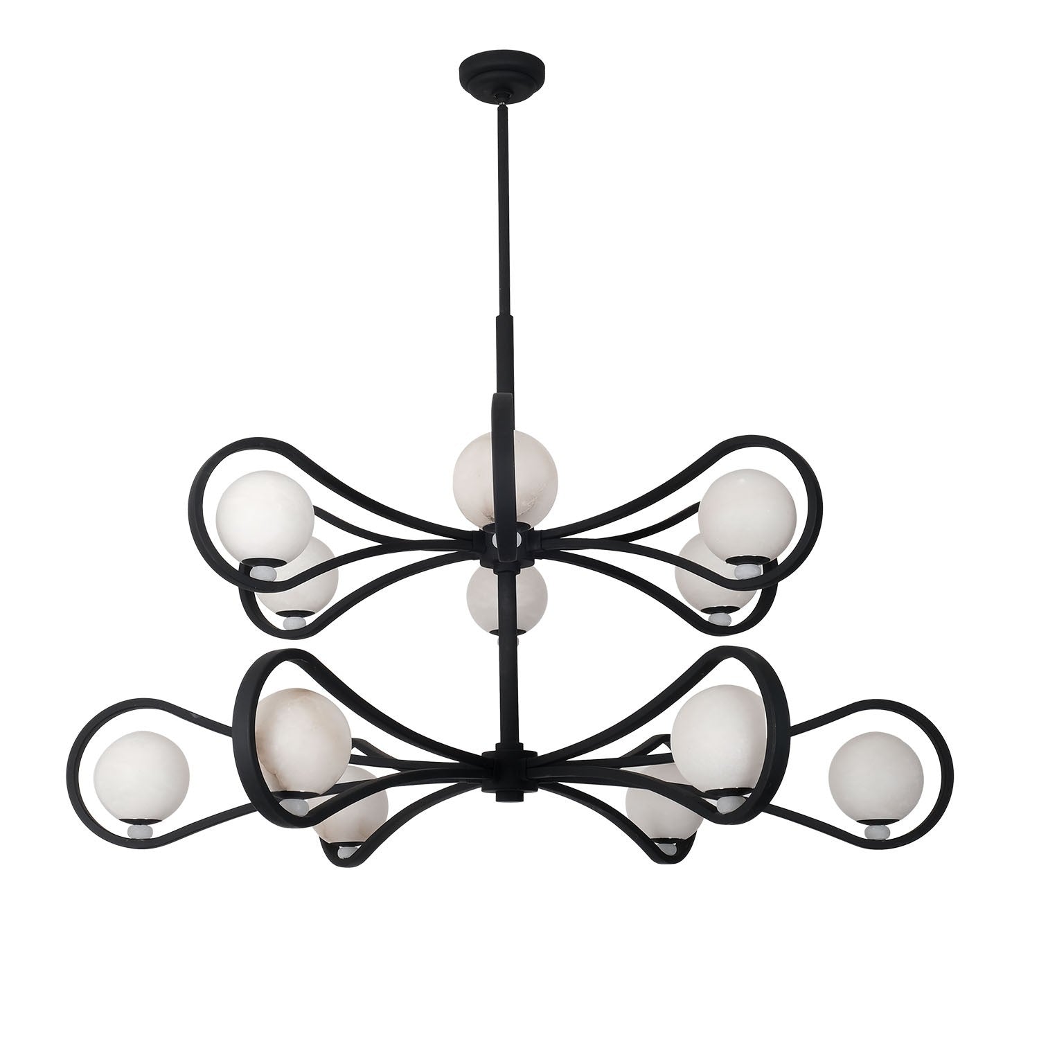 Kalco - 521857MB - LED Suspension - Elliptique - Noir mat