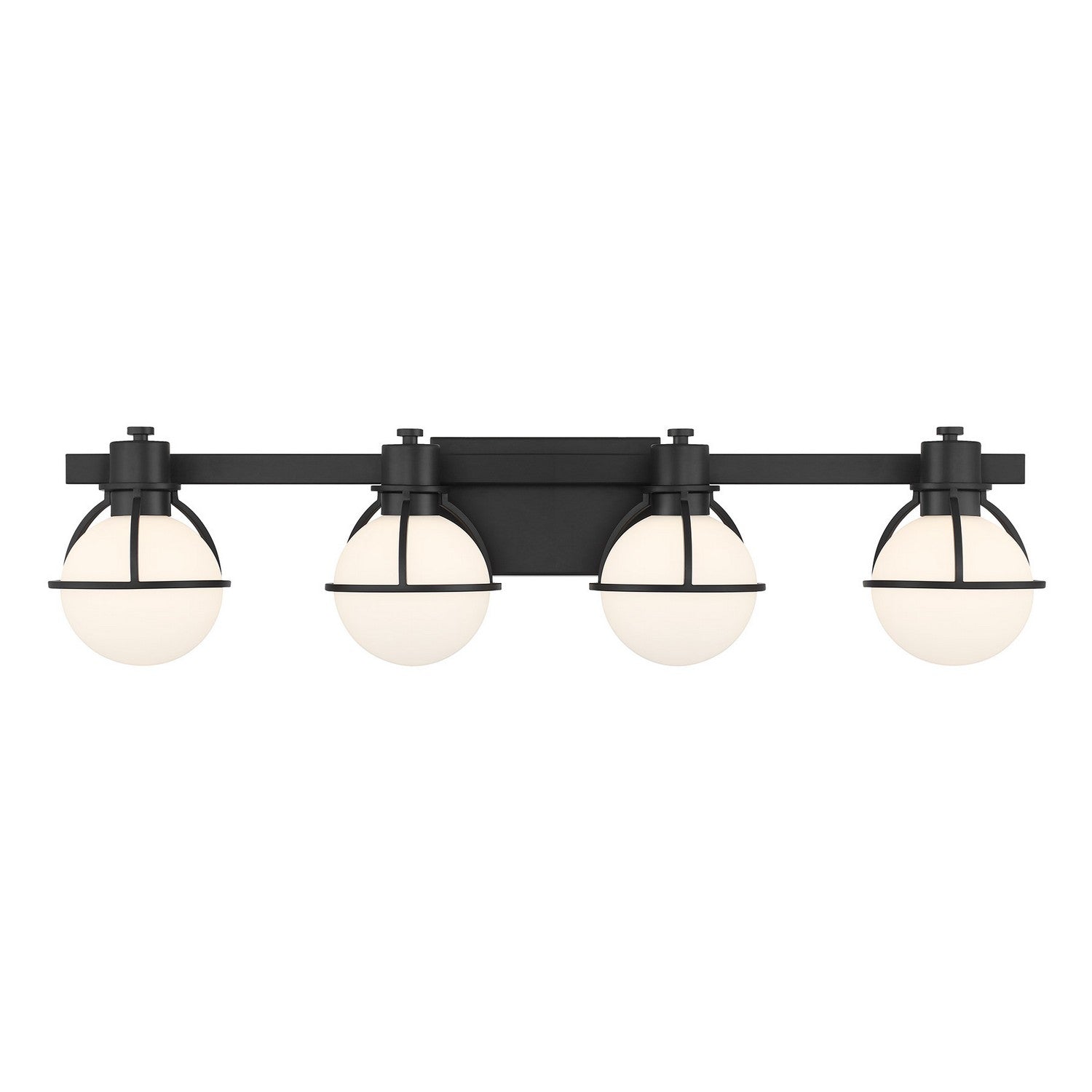 Savoy House - 8-1060-4-BK - Four Light Bathroom Vanity - Pierce - Matte Black