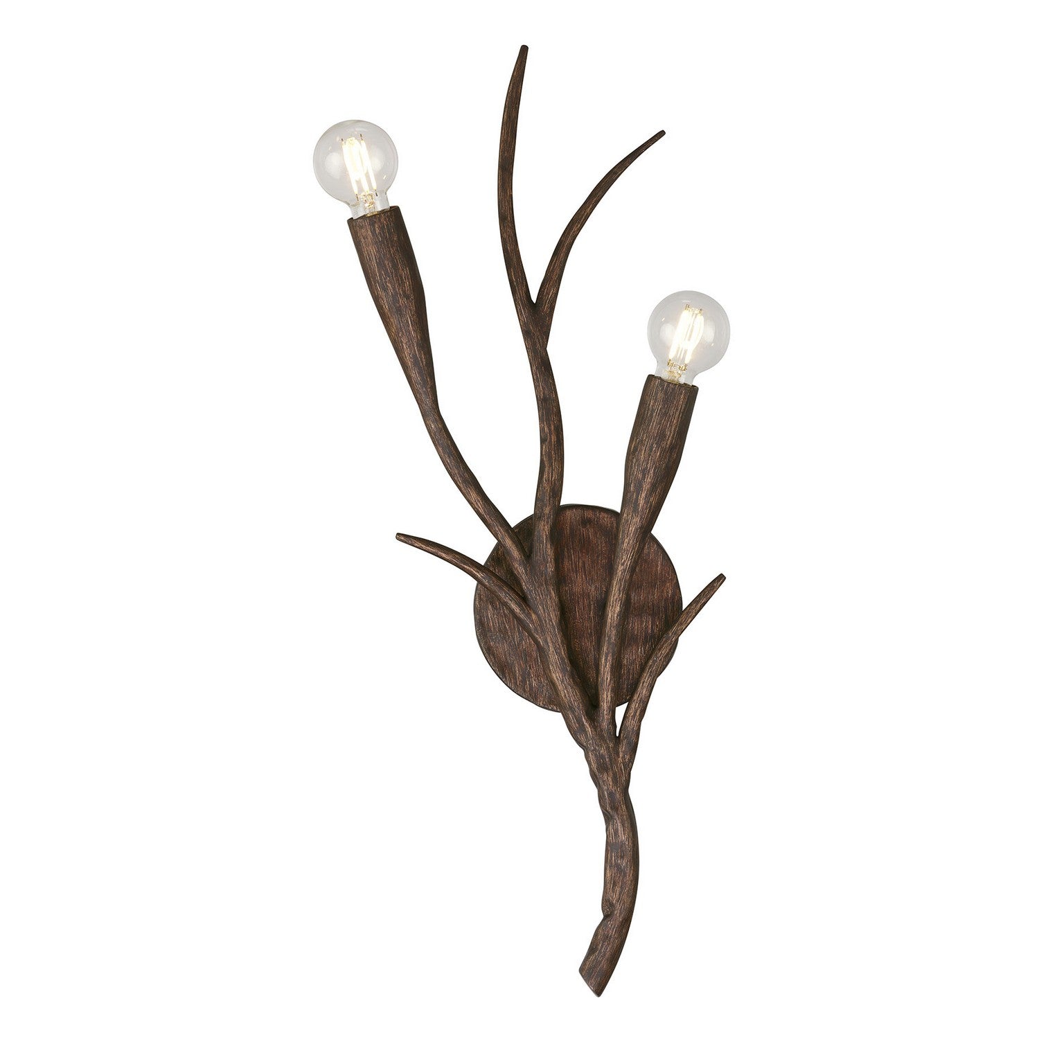 Savoy House - 9-5399-2-105 - Two Light Wall Sconce - Palisades - Bark