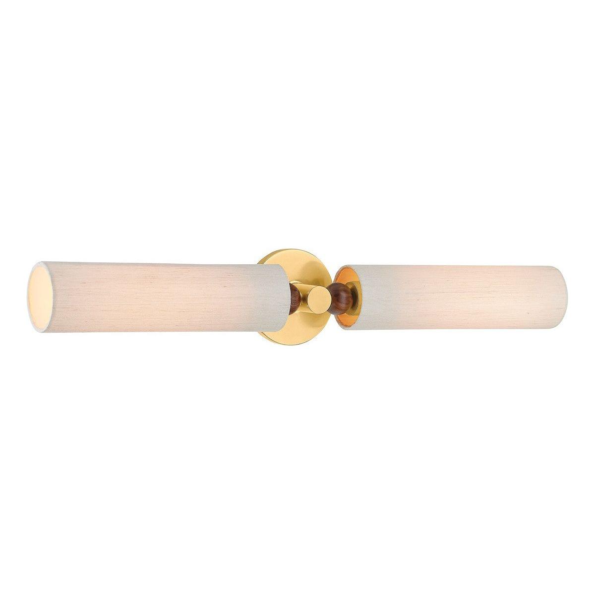 Mitzi - H1036102-AGB - Two Light Wall Sconce - Reyn - Aged Brass