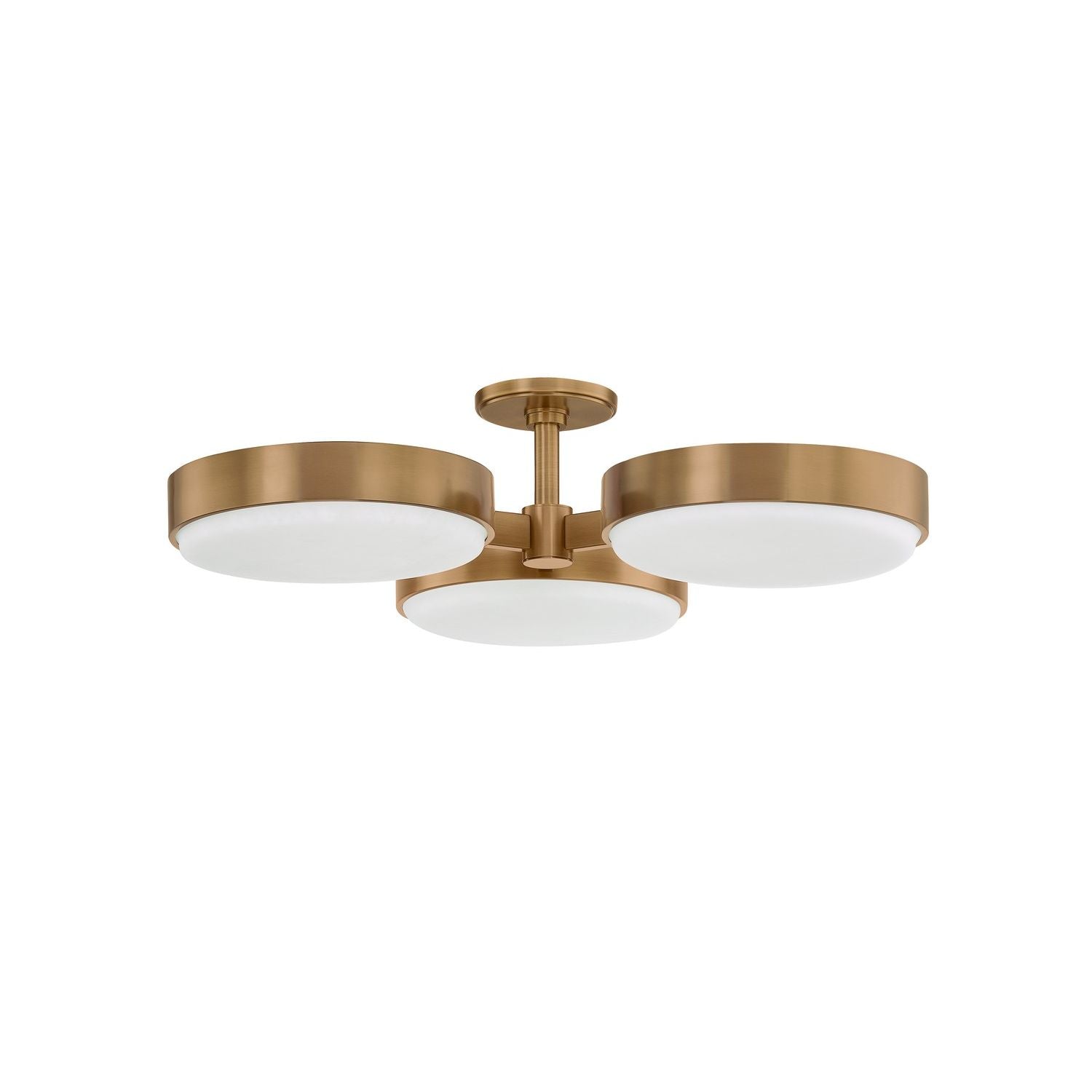 Troy Lighting Canada - C1330-PBR - Trois lampes semi-remorques Plafonnier - Rory - Laiton patiné