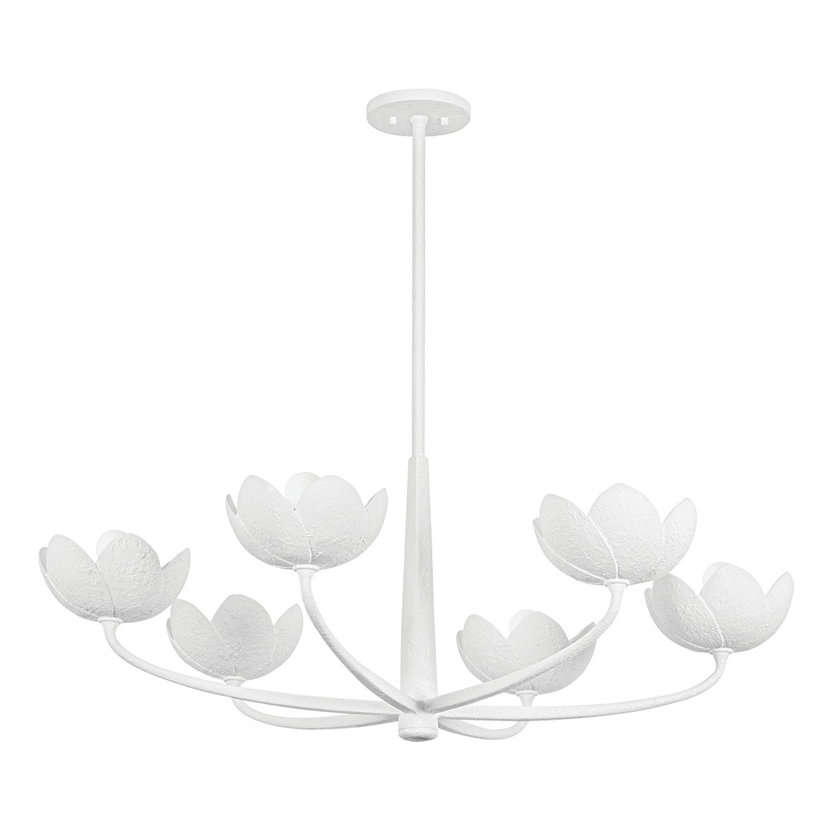 Troy Lighting Canada - F2040-GSW - Six Light Chandelier - Arcata - Gesso White