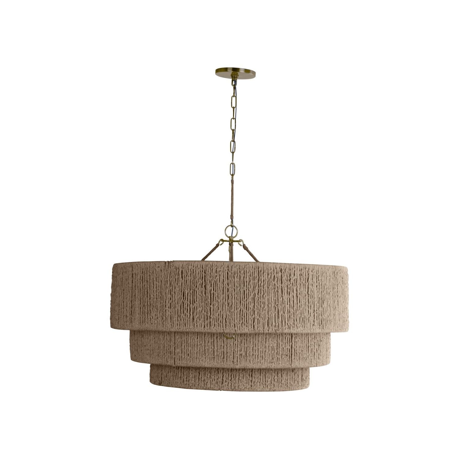 Troy Lighting Canada - F5934-PBR - One Light Chandelier - Reza - Patina Brass