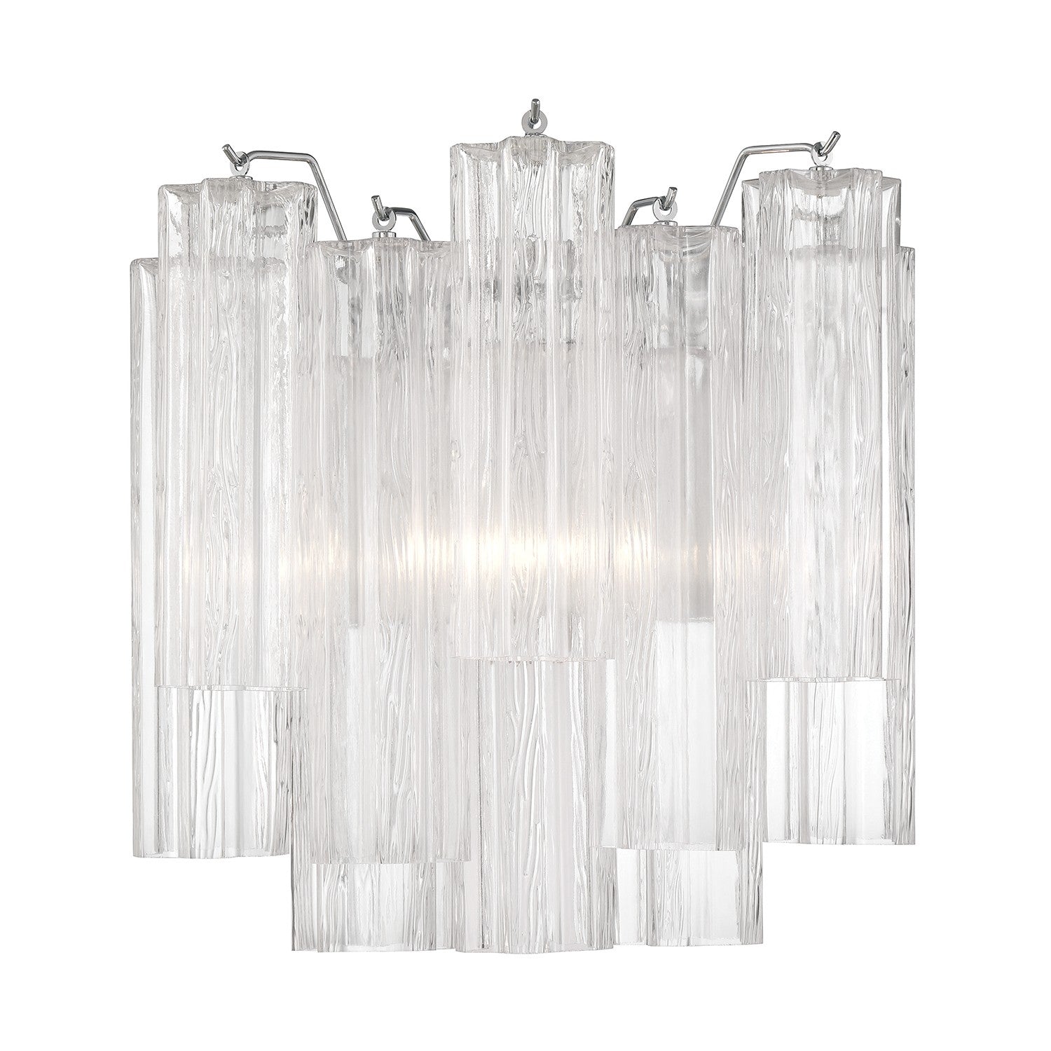 Crystorama - ADD-303-CH-CL - Deux lampes Murale - Addis - Chrome poli