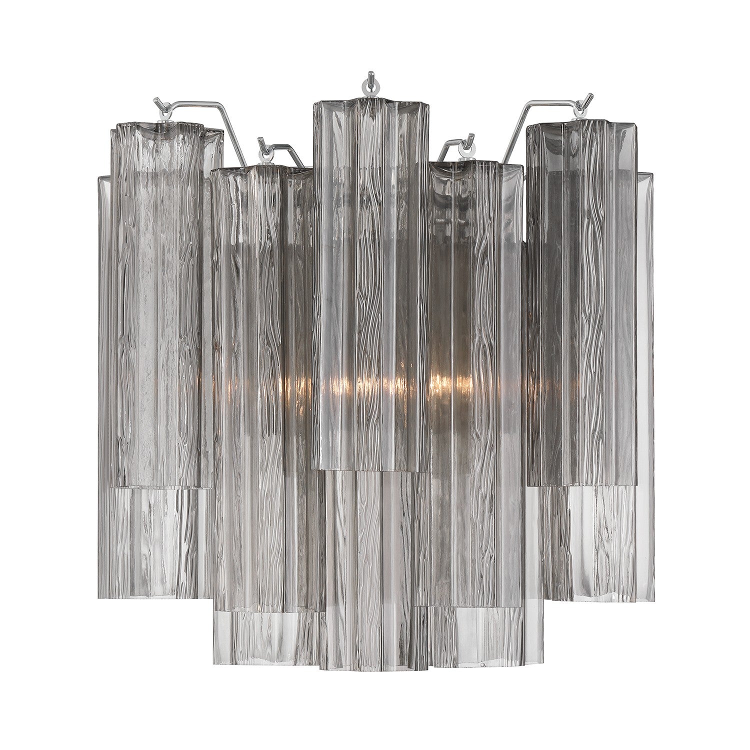 Crystorama - ADD-303-CH-SM - Deux lumières Murale - Addis - Chrome poli