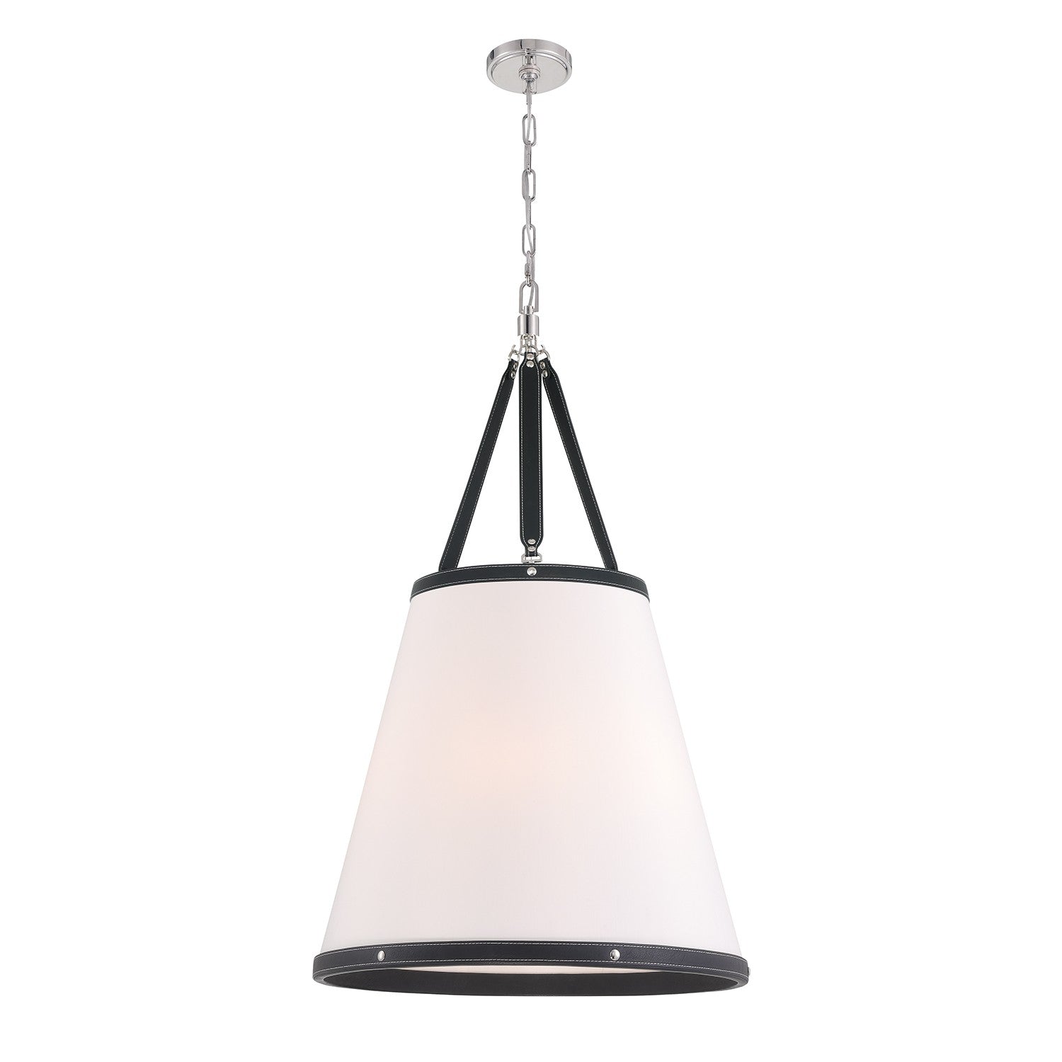 Crystorama - CAL-2406-PN - Six lumières Suspension - Callahan - Nickel poli