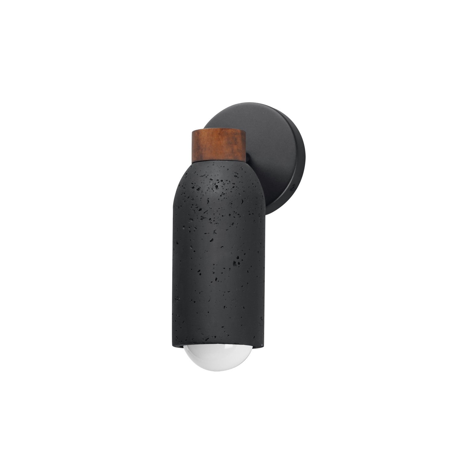 Éclairage Maxim 10621LVBK Pompéi Murale en lave / noir