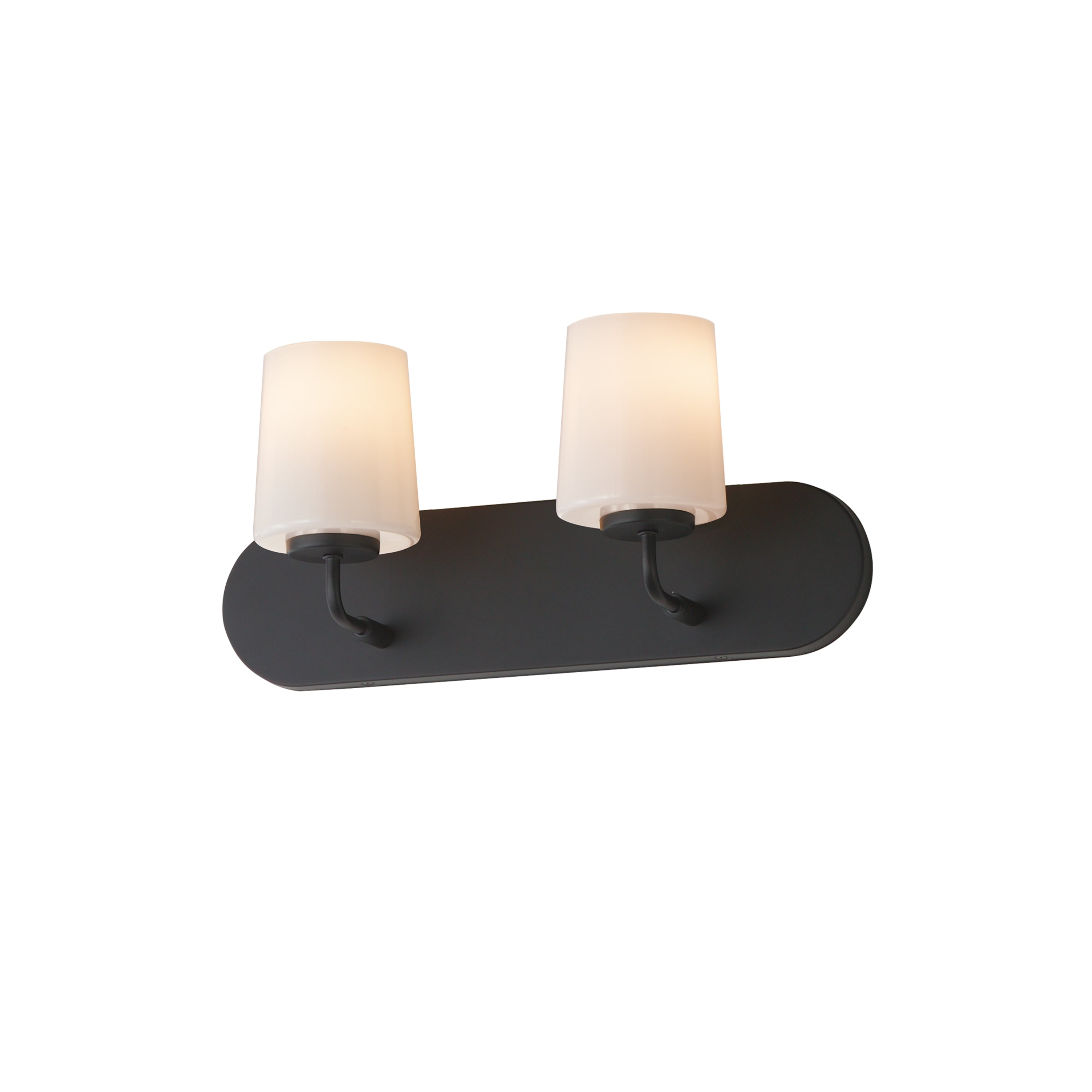 Maxim Lighting 12892WTBK Durham Strip Bath Vanity in Black