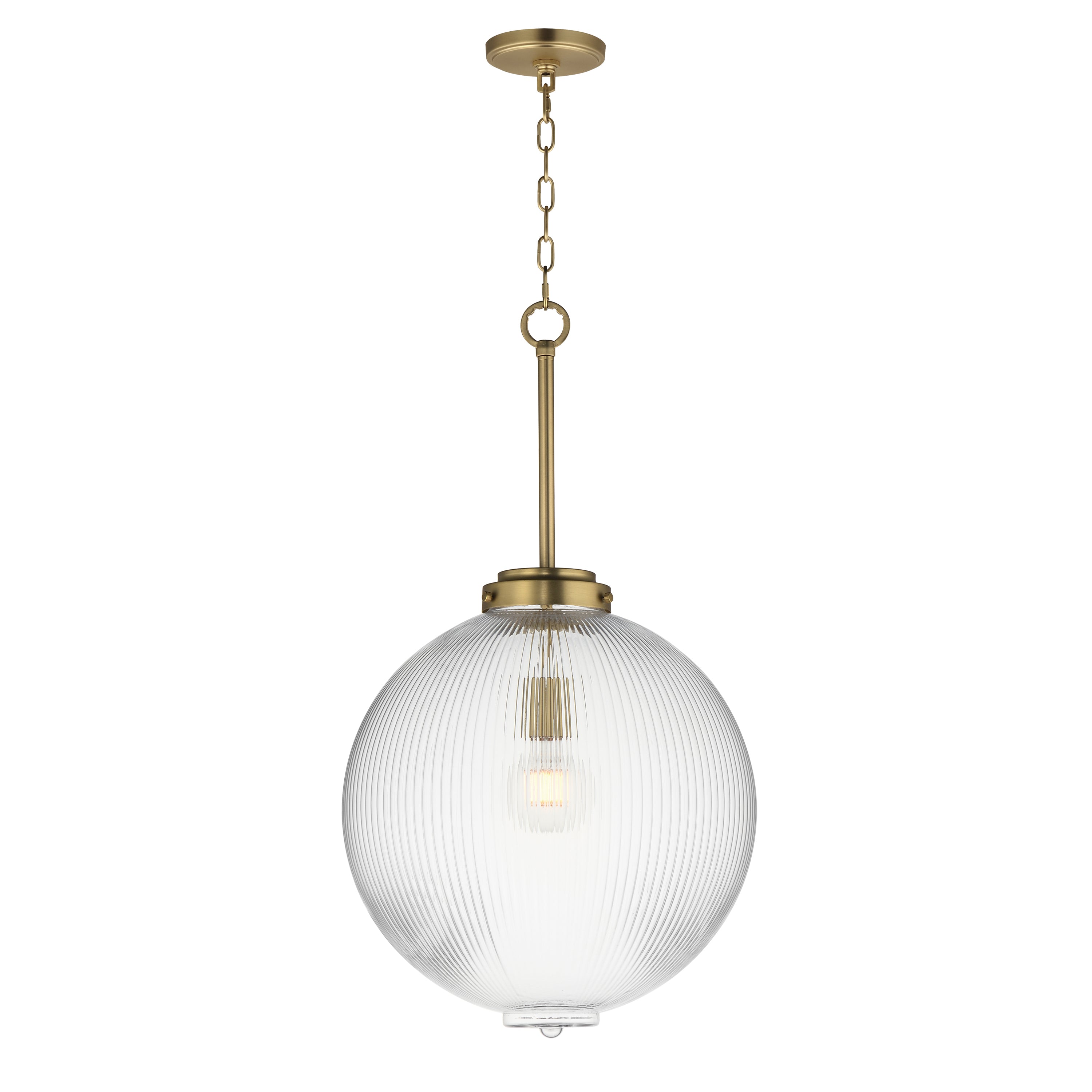 Éclairage Maxim 15196CRSBR Kasbah Suspension en laiton satiné