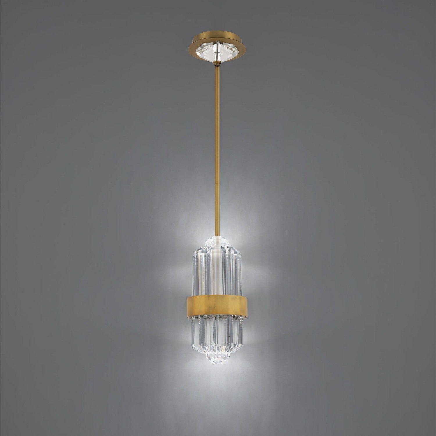 Schonbek Beyond - BPD40513-AB - LED Pendant - Silo - Aged Brass