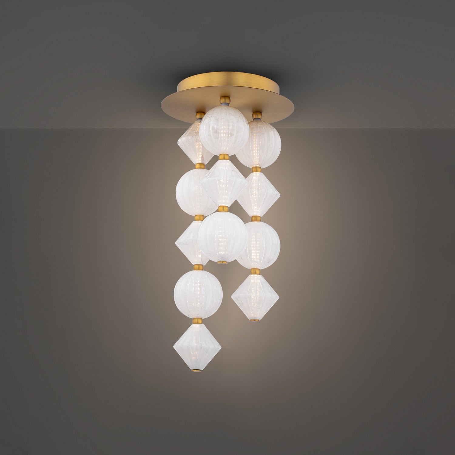 Modern Forms Canada - FM-2523-AB - LED Flush Mount - Pearla - Aged Brass