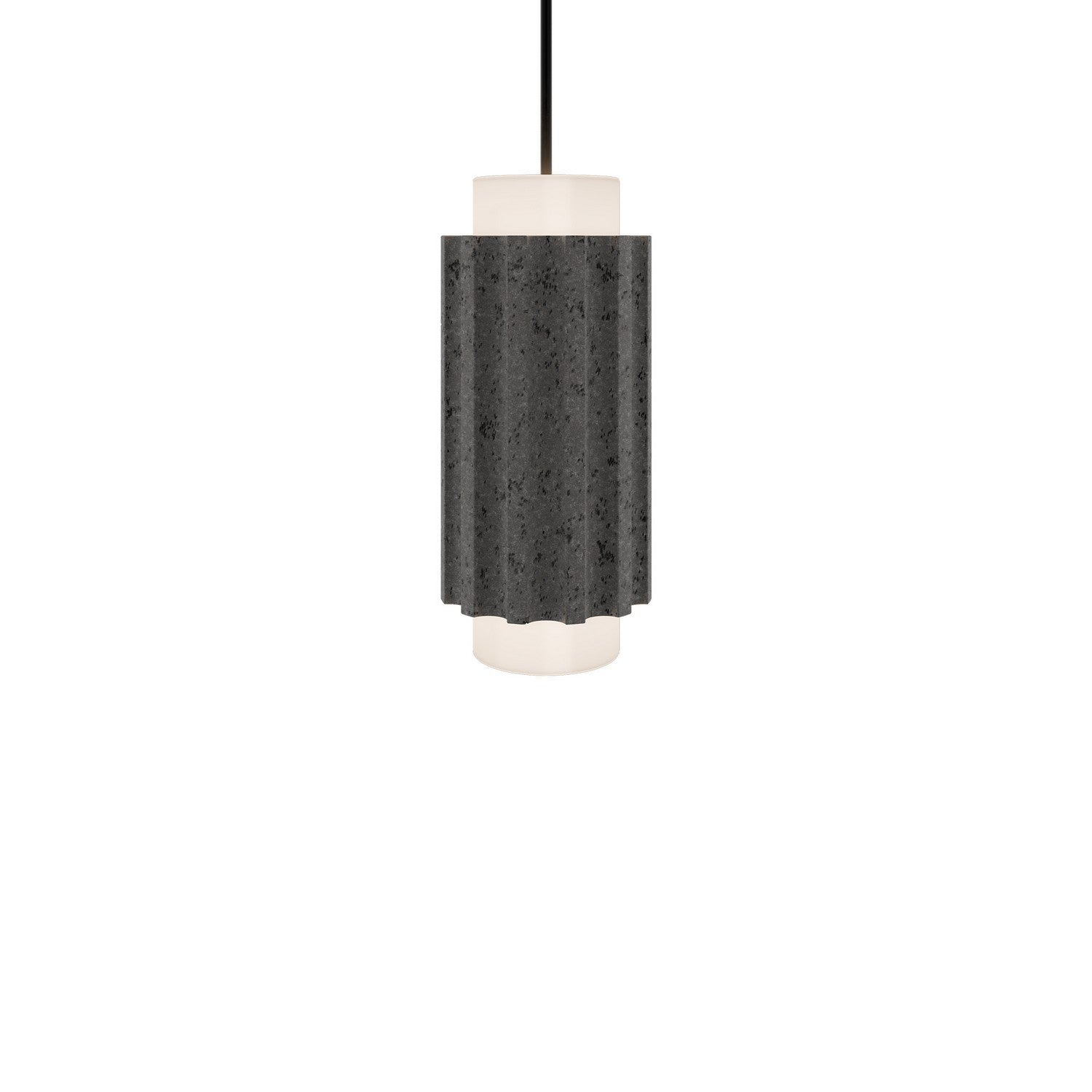 Modern Forms Canada - PD-62516-40-BV/BK - Mini LED Suspension - Caviar - Pierre de basalte/Noir