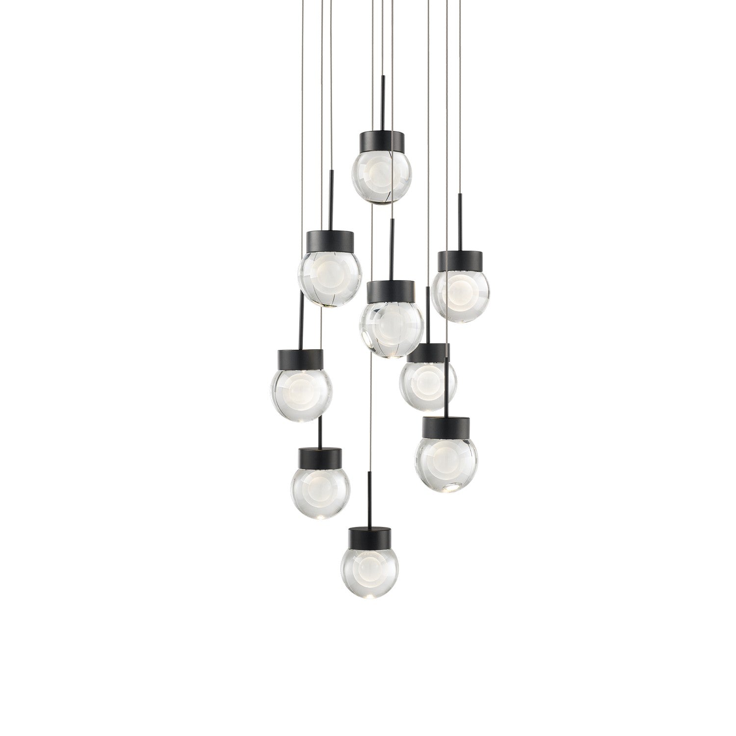Modern Forms Canada - PD-82009R-BK - LED Pendant - Double Bubble - Black