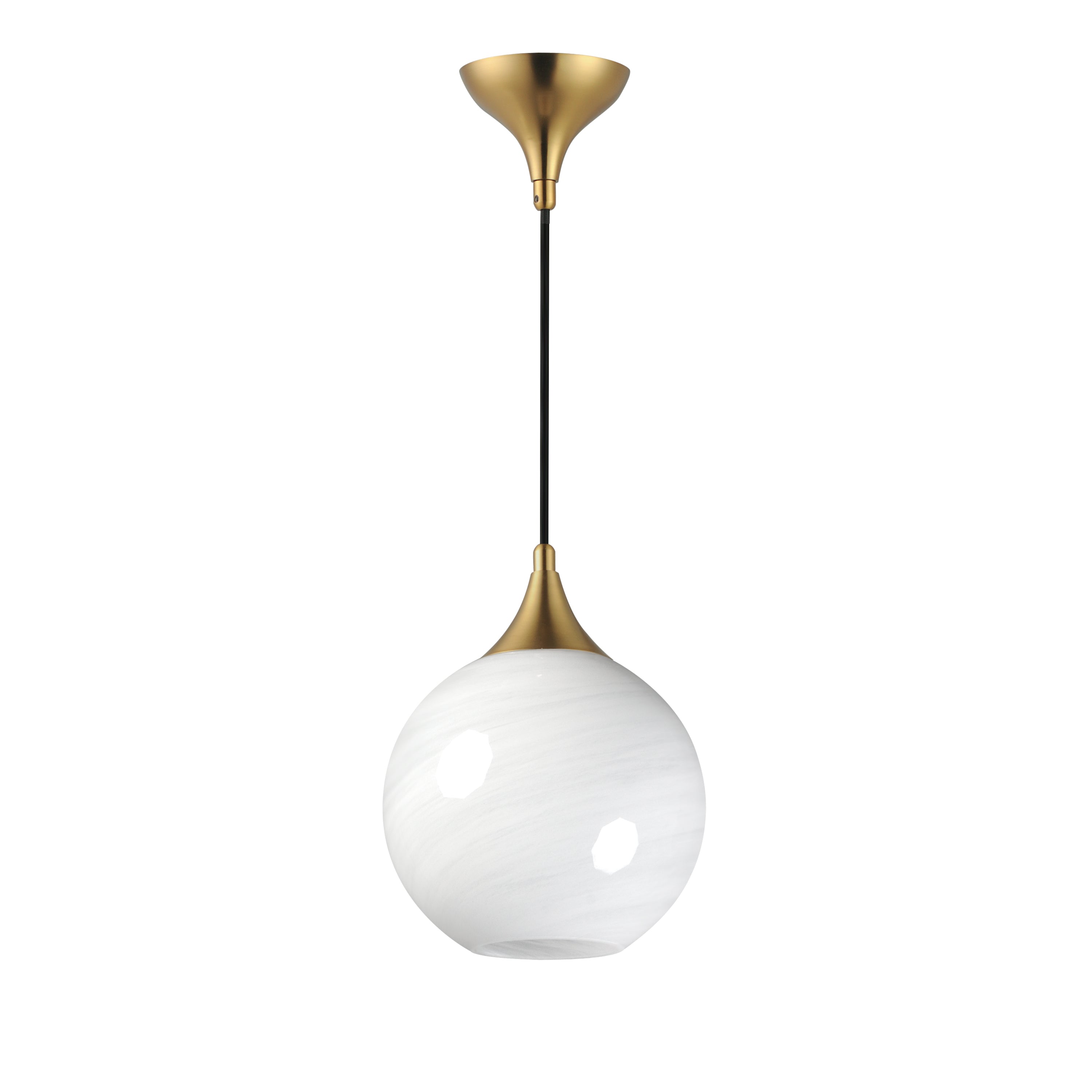 Maxim Lighting 21226MRNAB Névé Suspension en naturel Laiton vieilli