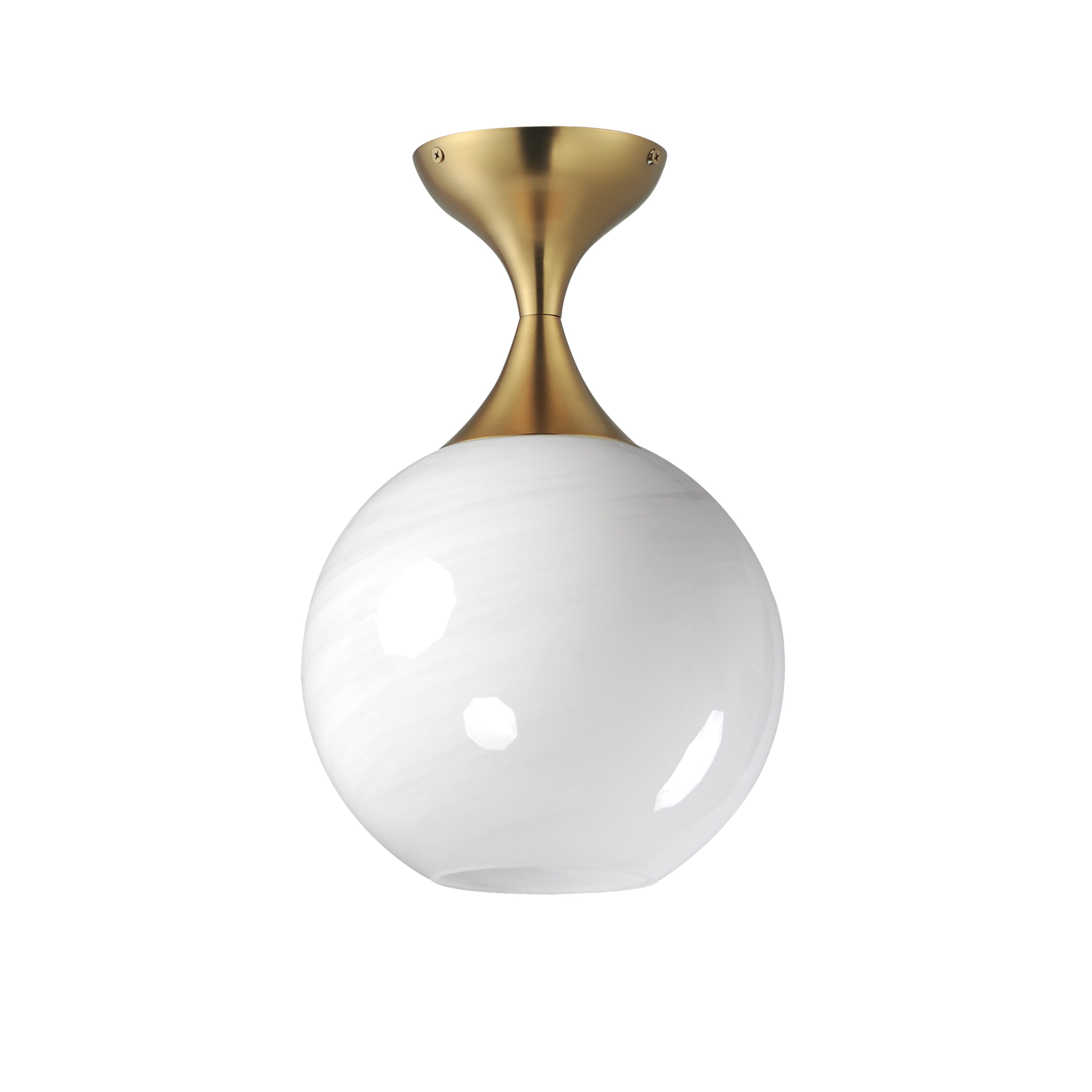 Maxim Lighting 21229MRNAB Neve Flush Mount in Natural Aged Brass