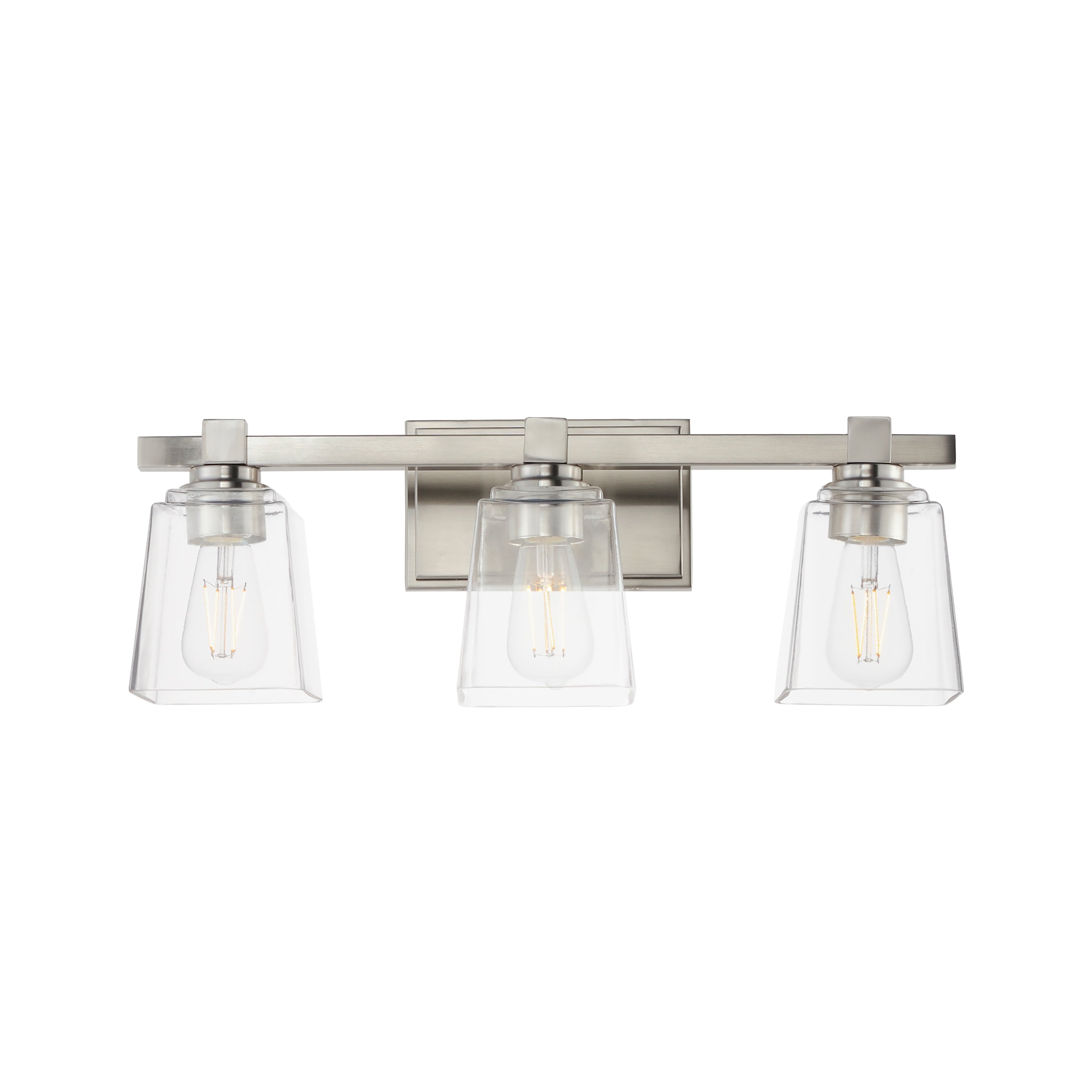 Maxim Lighting 21383CLSN Cubos Bath Vanity in Satin Nickel