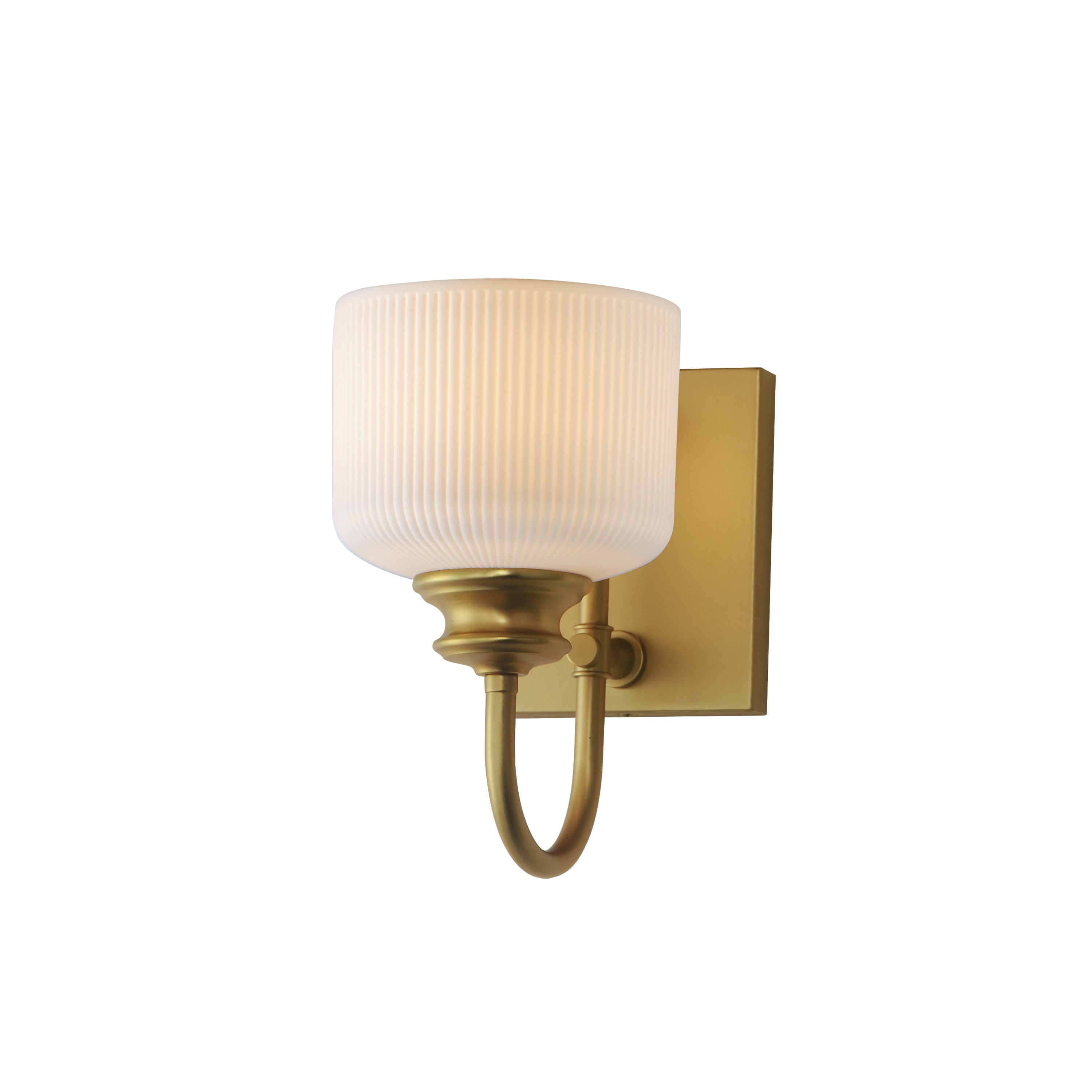 Maxim Lighting 21491WTNAB Bisque Wall Sconce in Natural Aged Brass