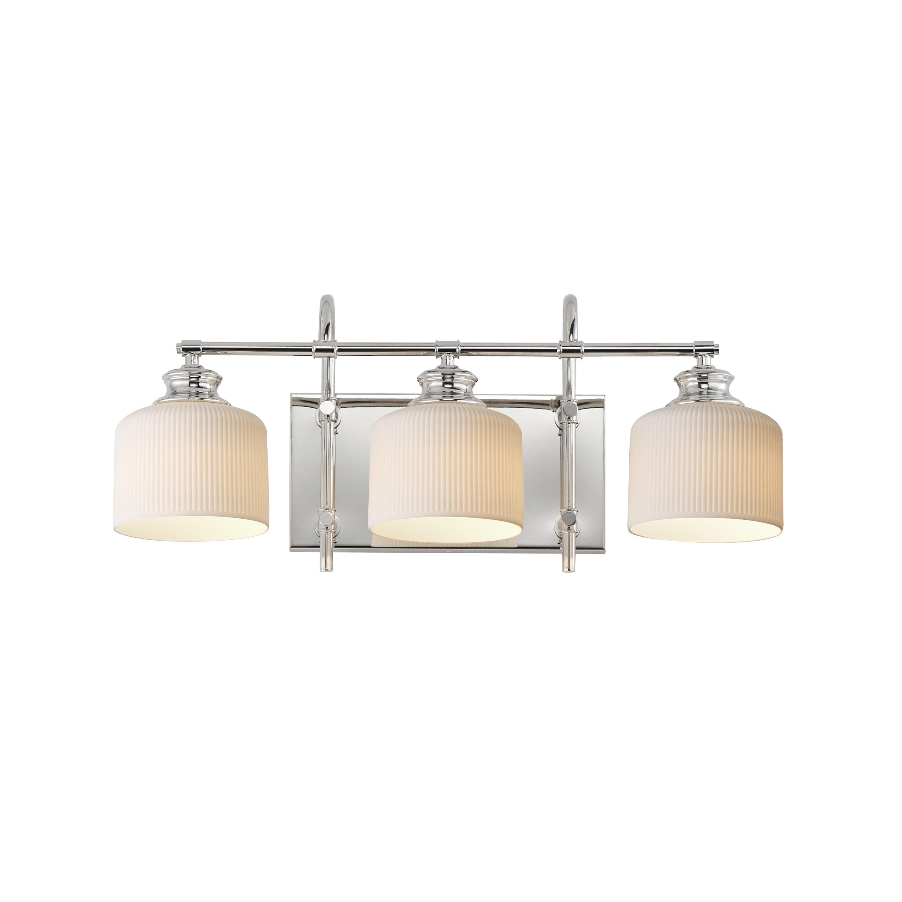 Maxim Lighting 21493WTPN Bisque Bath Vanity in Polished Nickel