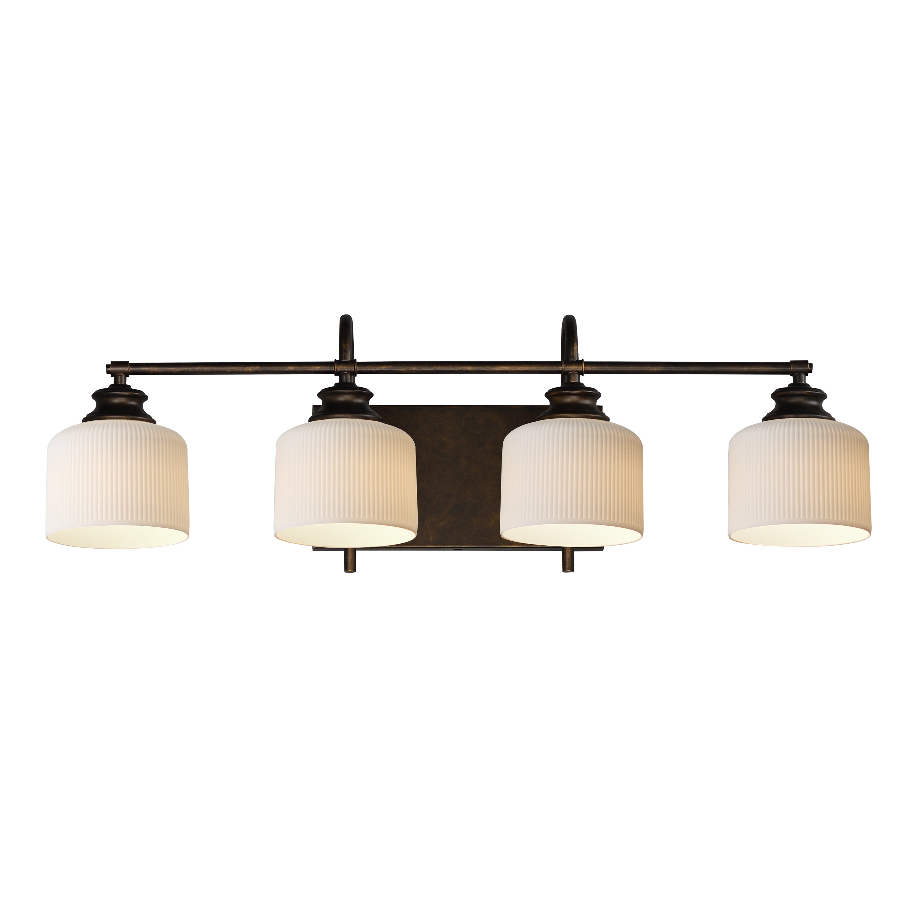 Maxim Lighting 21494WTOI Bisque Bath Vanity in Oil Rubbed Bronze