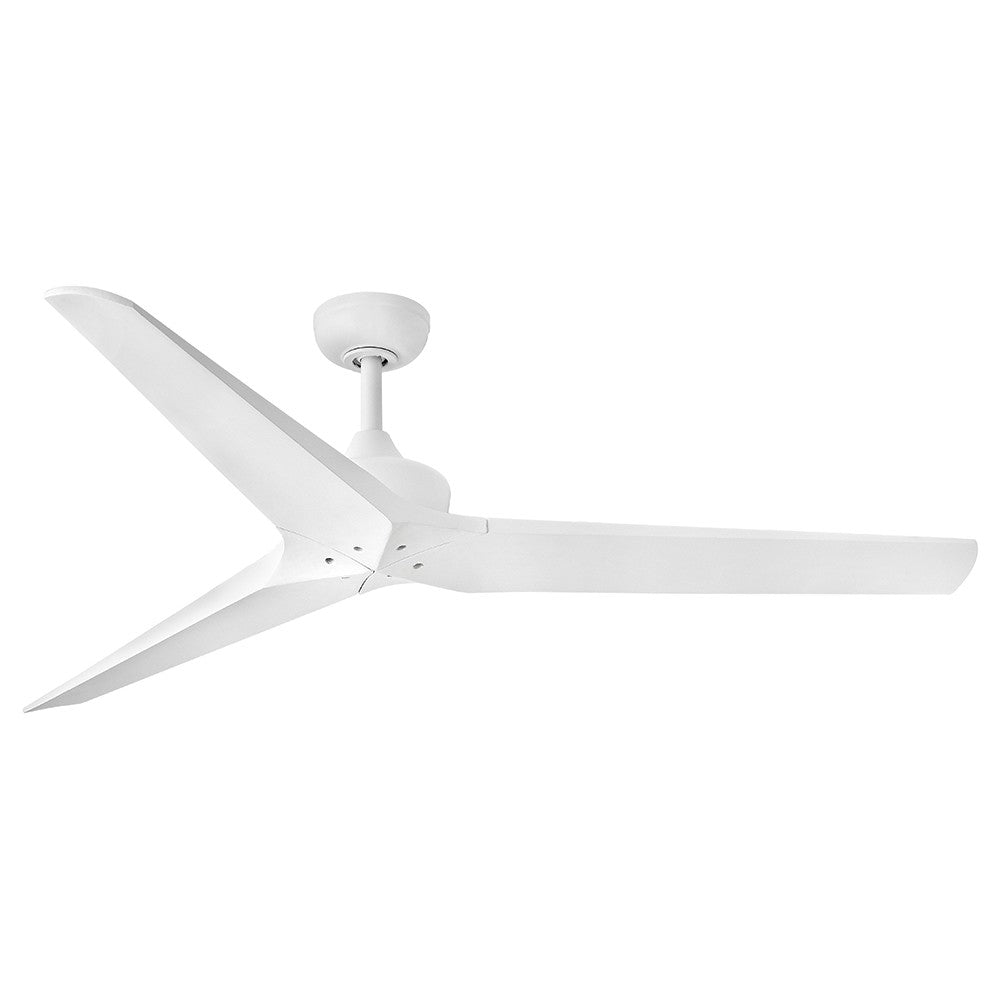 Hinkley Canada - 903760FWW-NDD - Plafond de 60 pouces Ventilateur - Ciseau - Blanc mat