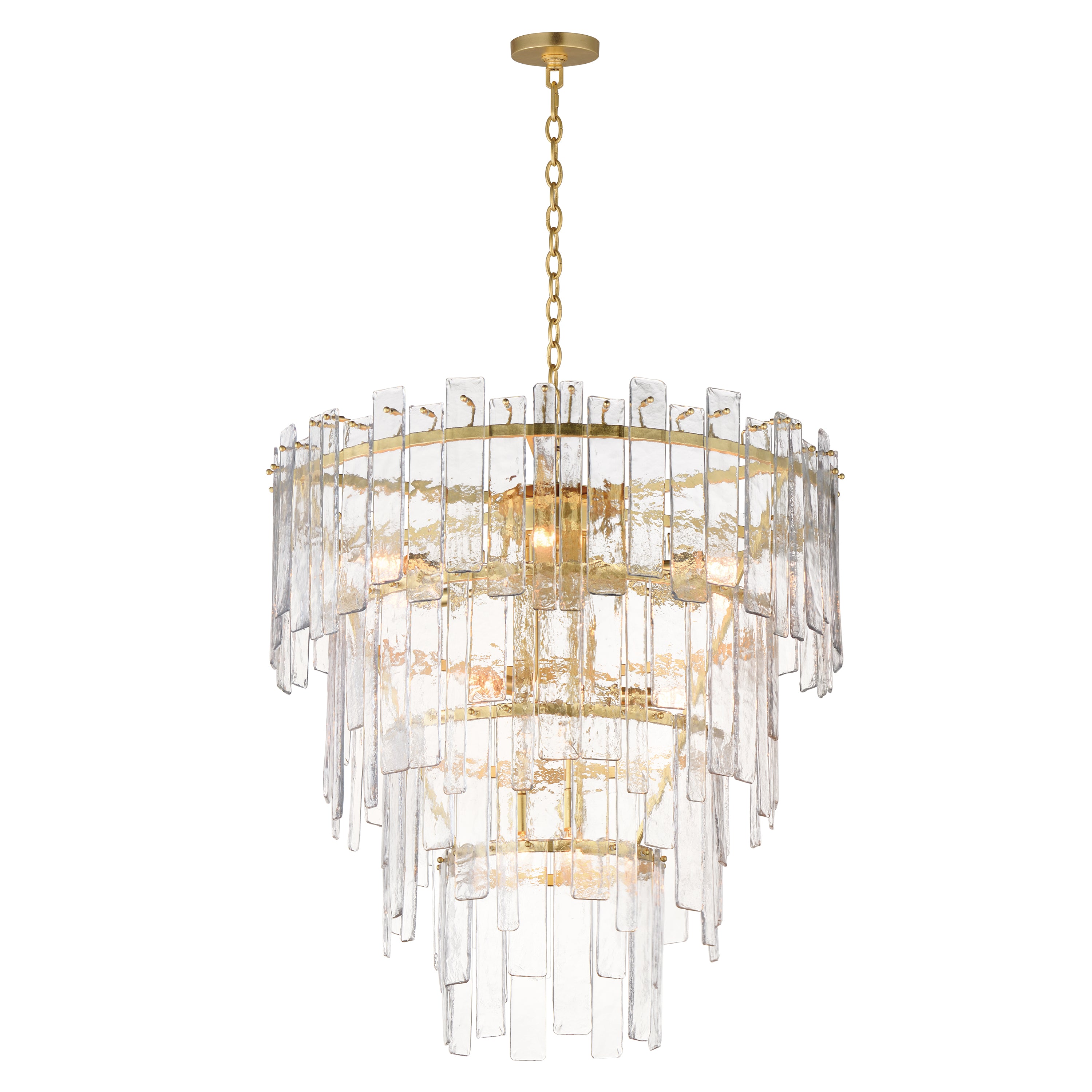 Maxim Lighting 21837AGGL Warren Multi-Light Pendant in Gold Leaf