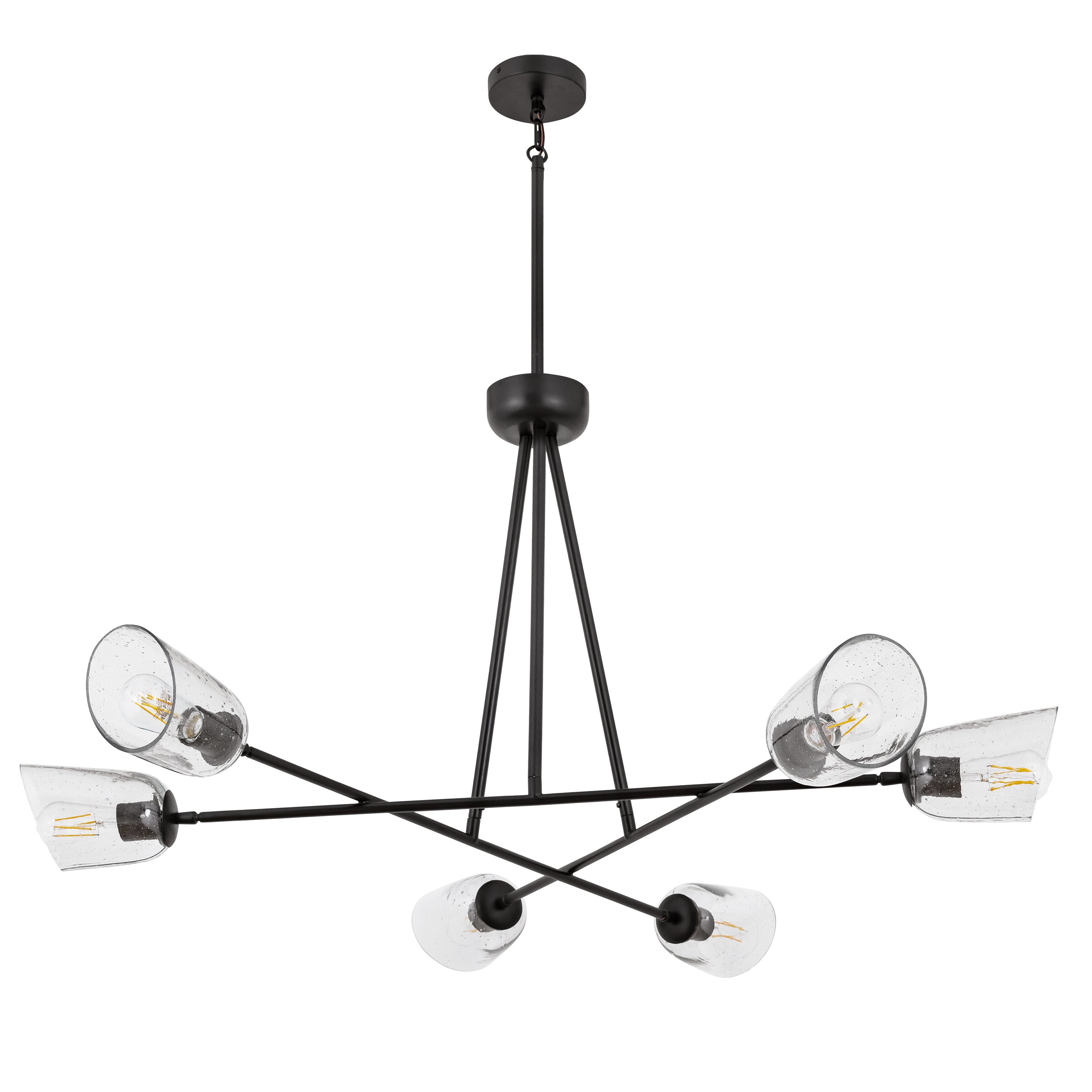Maxim Lighting 26266SSDBZ Keppe Chandelier in Dark Bronze