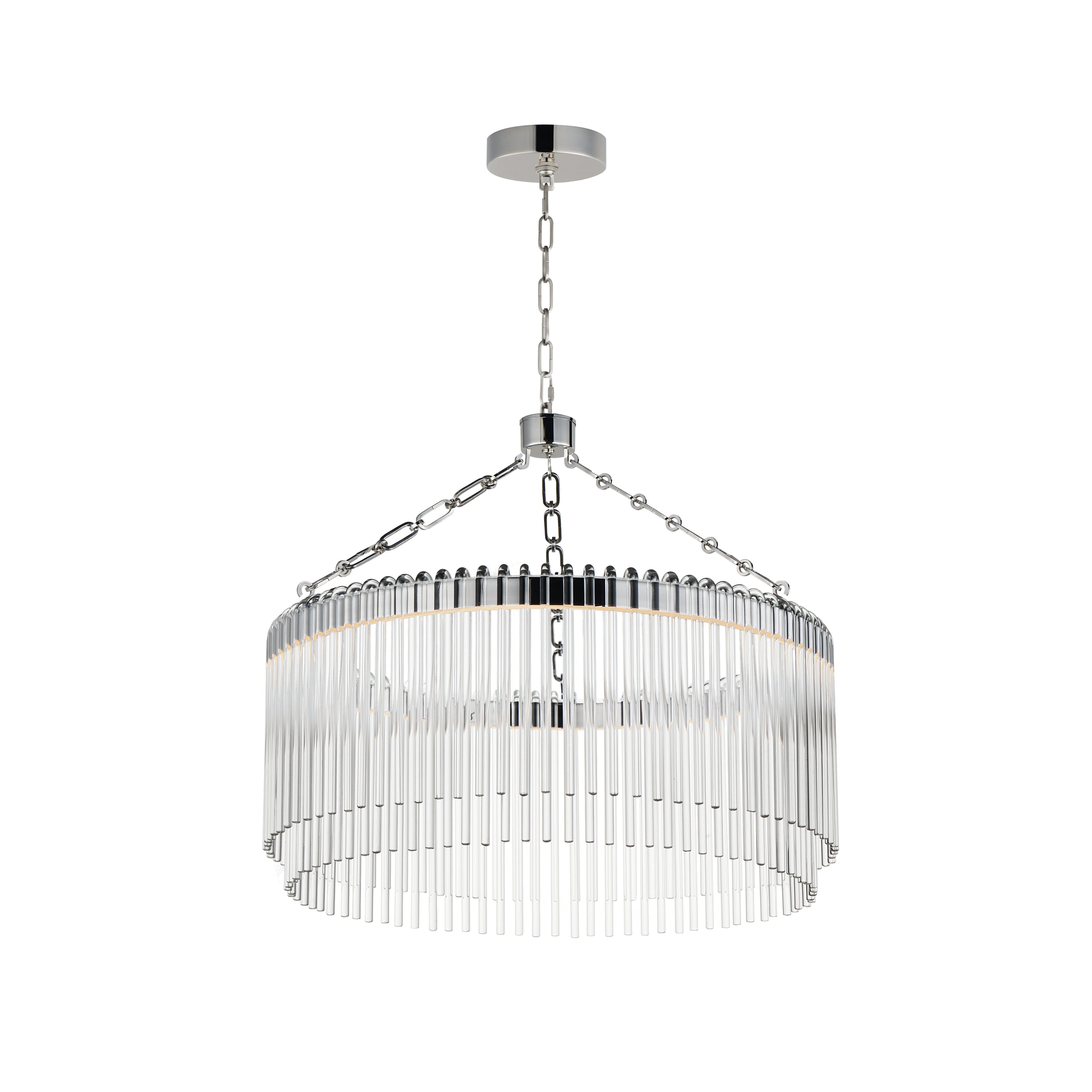 Maxim Lighting 38422CLPN Jolie Pendant in Polished Nickel