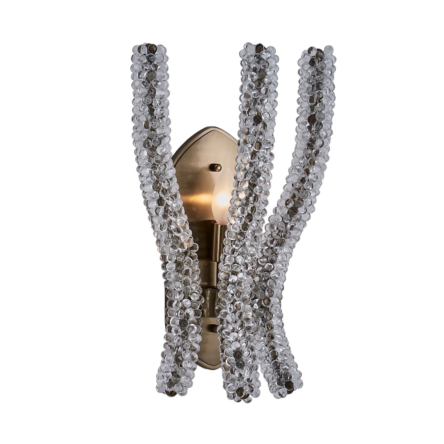 Kalco - 525921BCG/CLR - Une lampe Murale - CORAIL - Or champagne brossé