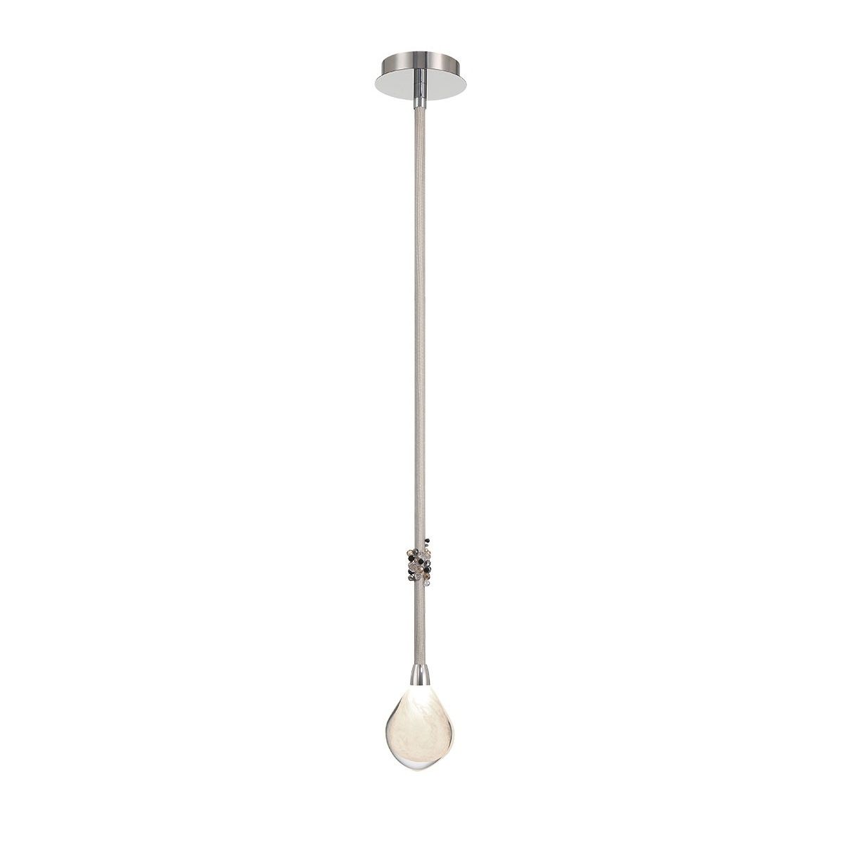 Lib & Co. Canada - 12176-01 - LED Pendant - Bellissima - Silver Sleeve