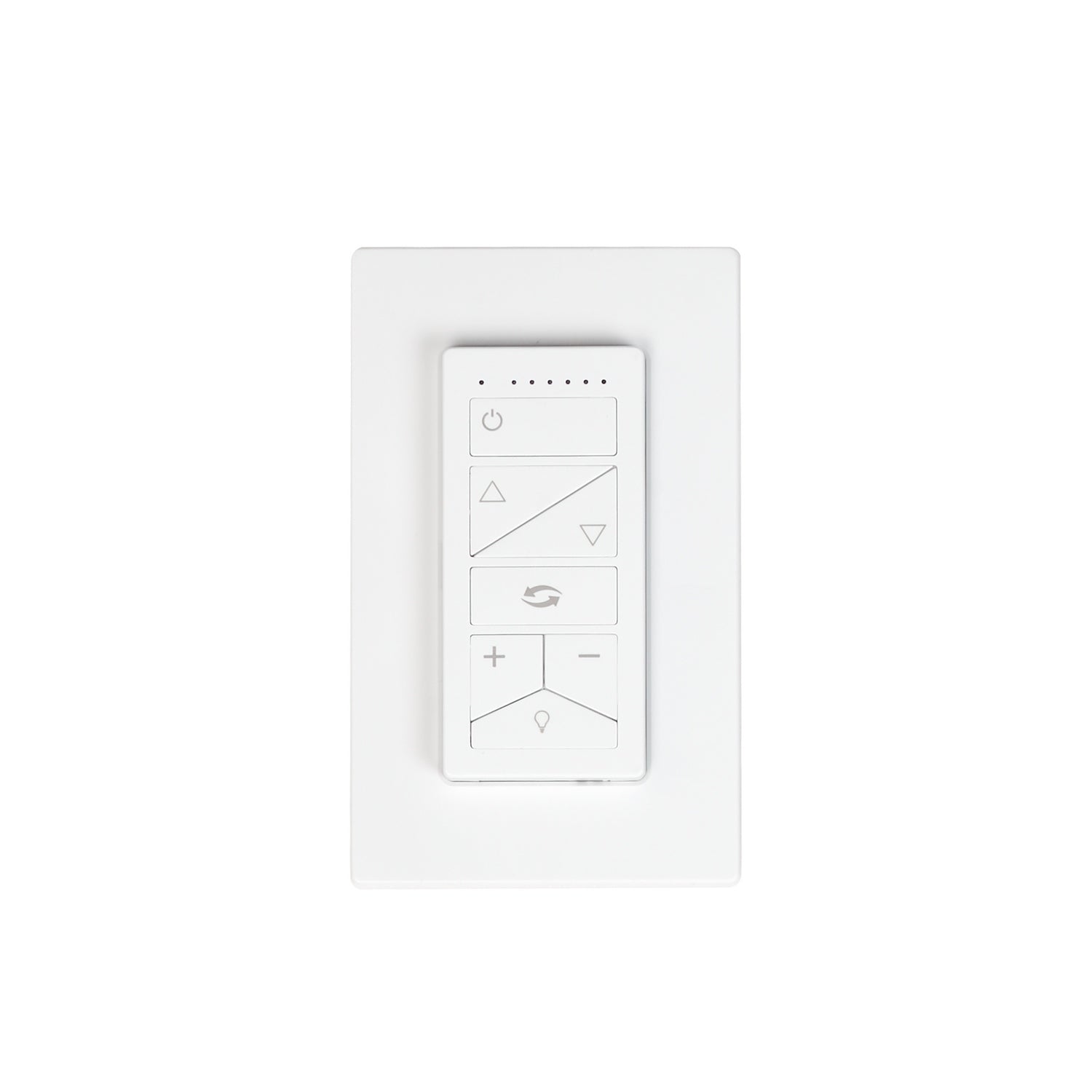 Accessoires Maxim Lighting REM8883WT Commande murale à gradation Lt Ventilateur Contrôle en blanc
