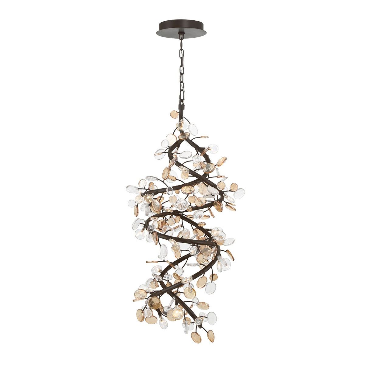 Lib & Co. Canada - 12196-043 - LED Chandelier - Pisa - Black with Gold Accent