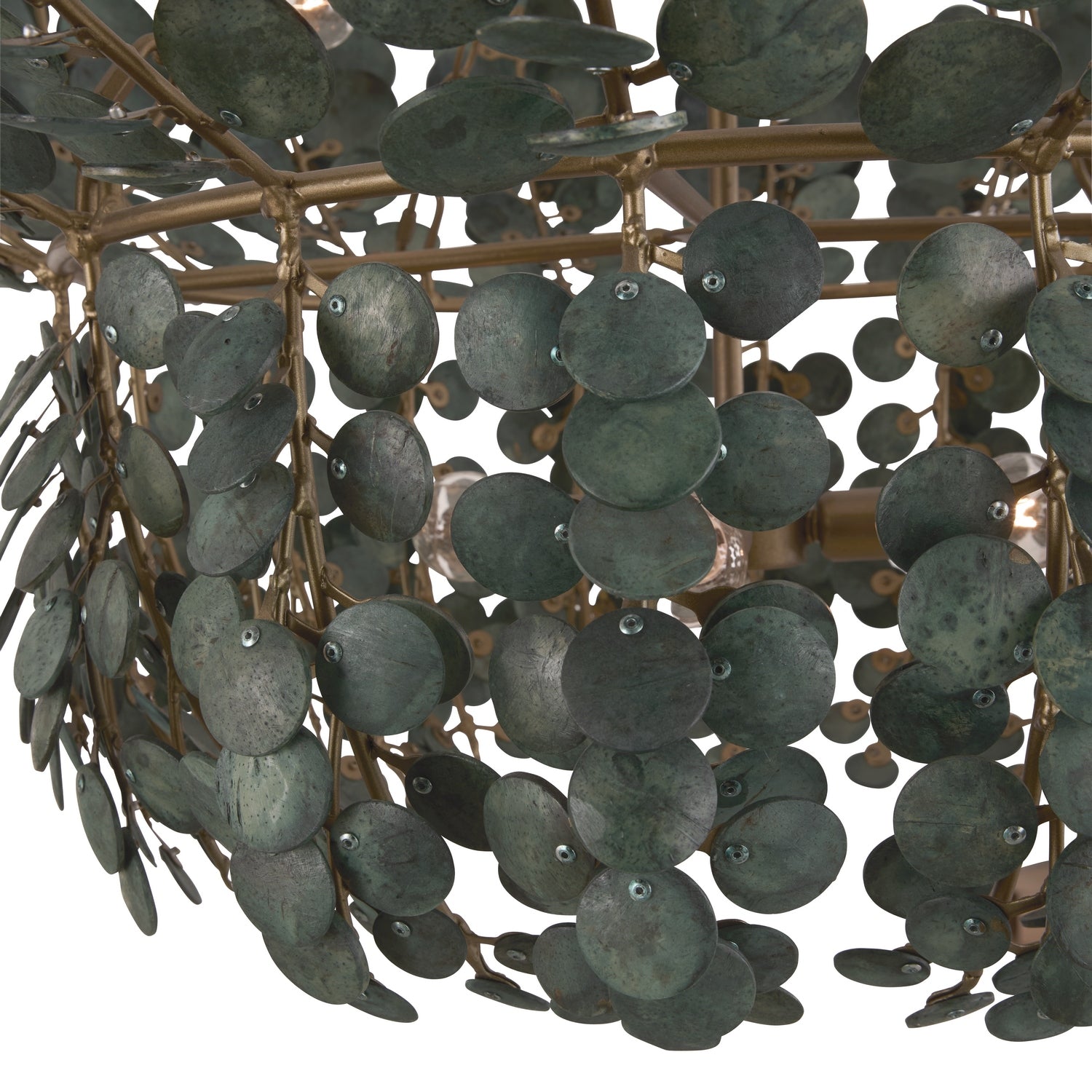 Arteriors - DMS14 - Chandelier - Bilal - EucalyptusВ Coconut Shell