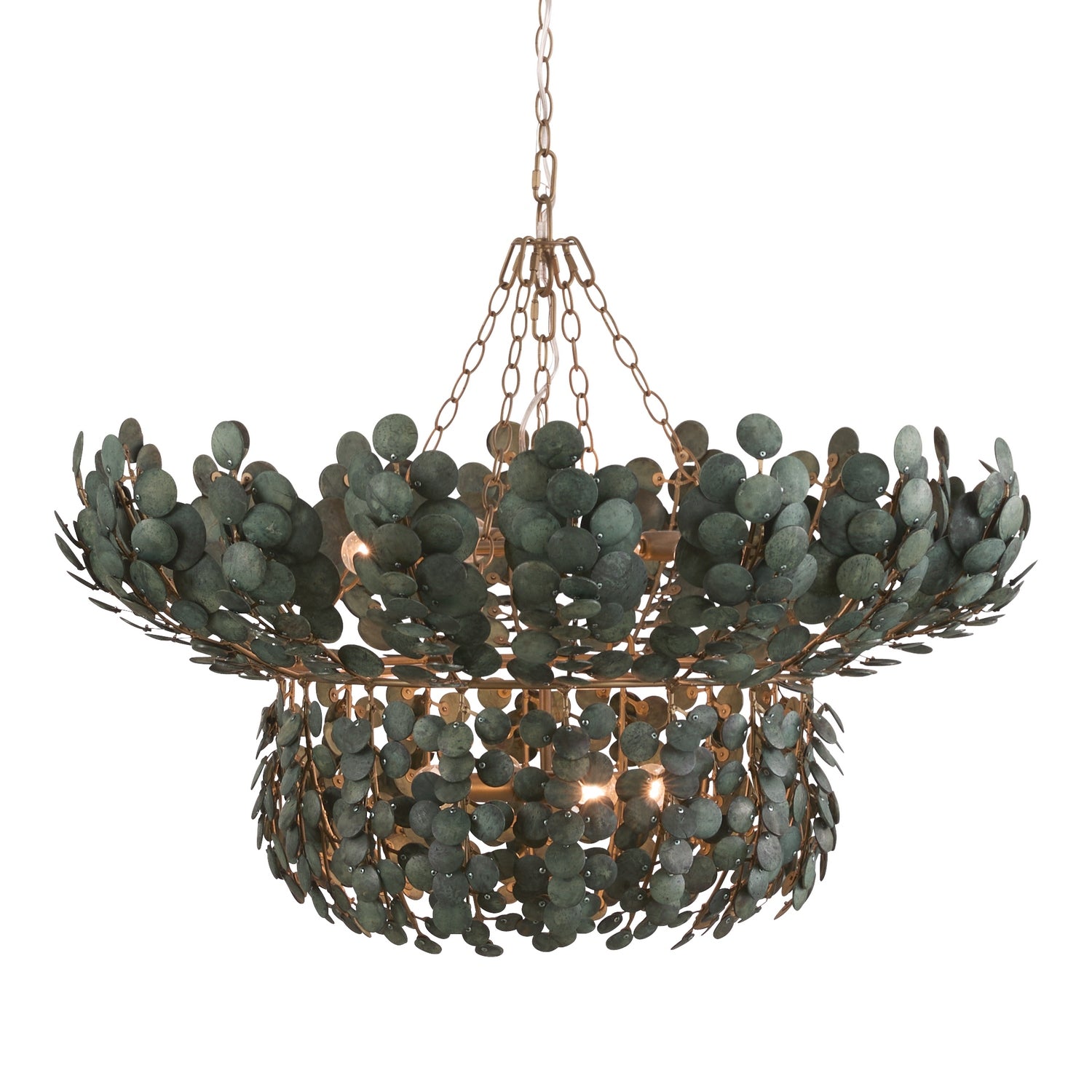 Arteriors - DMS14 - Chandelier - Bilal - EucalyptusВ Coconut Shell