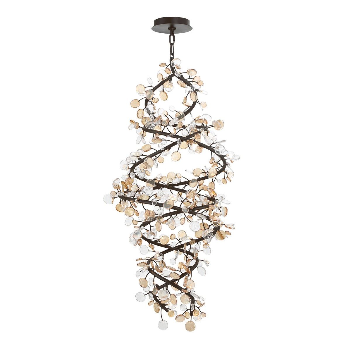 Lib & Co. Canada - 12224-043 - LED Chandelier - Pisa - Black with Gold Accent