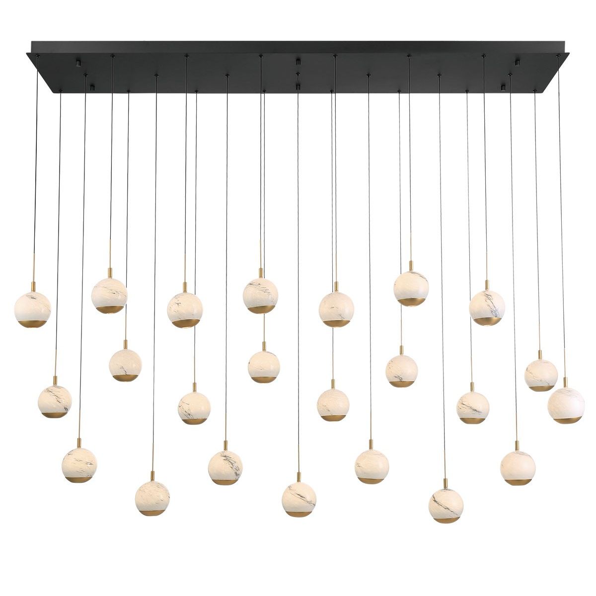 Lib & Co. Canada - 12241-02 - LED Chandelier - Baveno - Matte Black