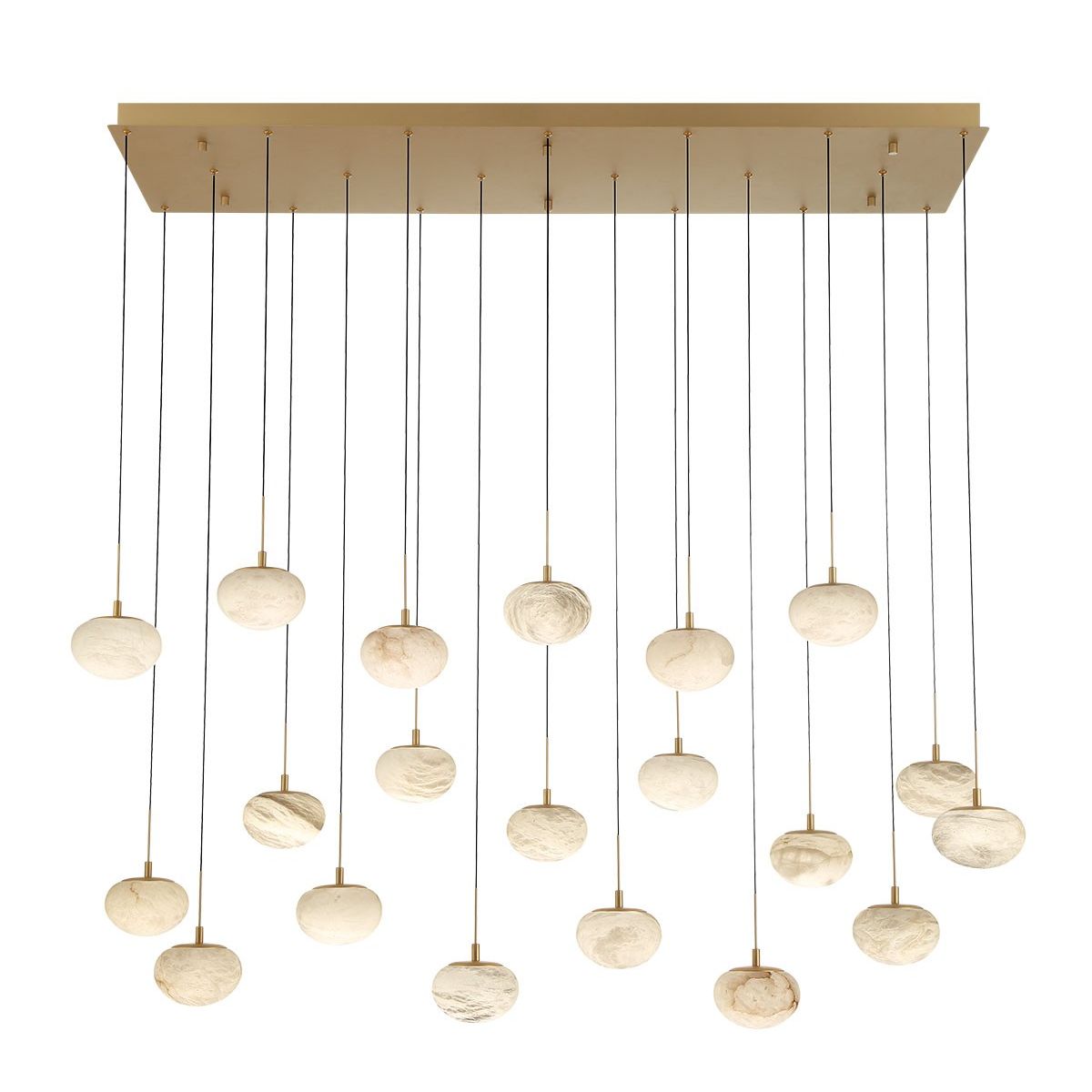 Lib & Co. Canada - 12247-030 - LED Chandelier - Calcolo - Painted Antique Brass
