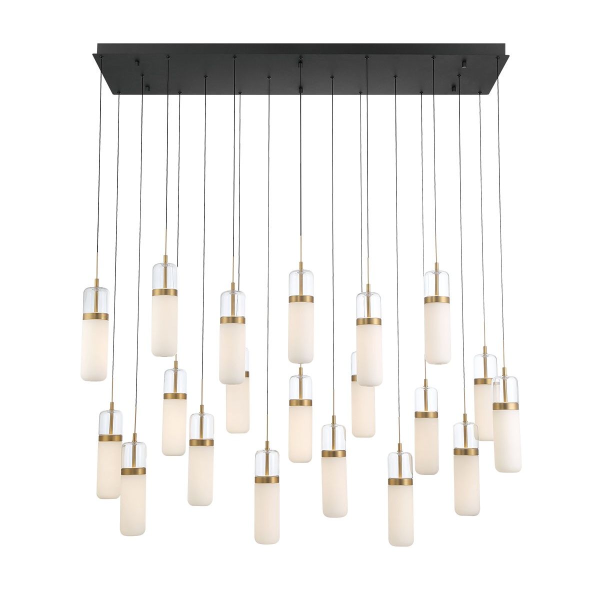 Lib & Co. Canada - 12248-02 - LED Chandelier - Verona - Matte Black