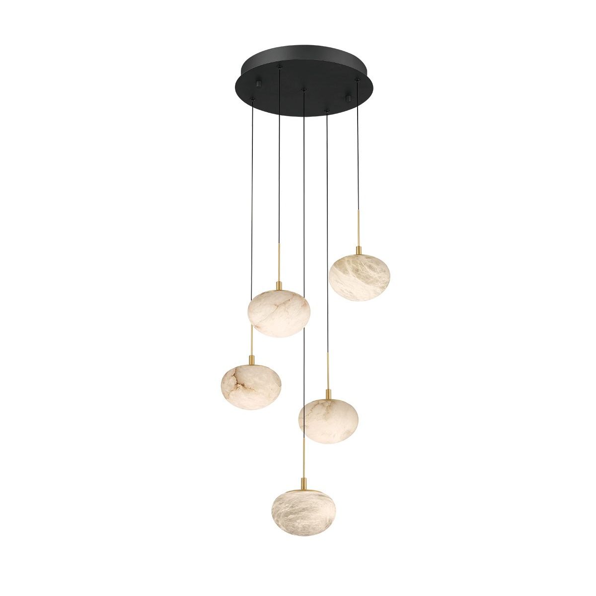Lib & Co. Canada - 12262-02 - LED Chandelier - Calcolo - Matte Black