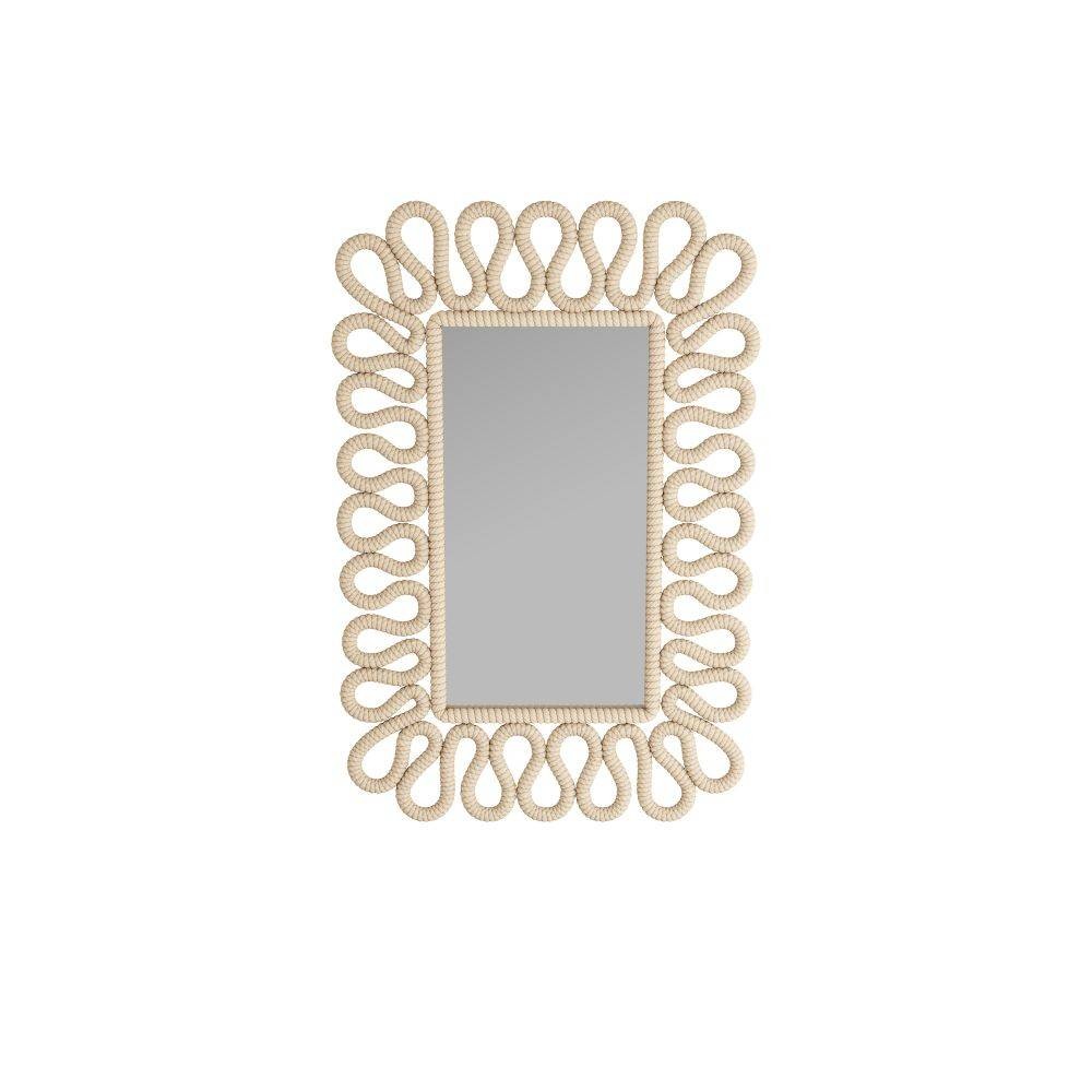 Arteriors - GKWMS01 - Miroir - Caracol - Ivoire, Corde en coton