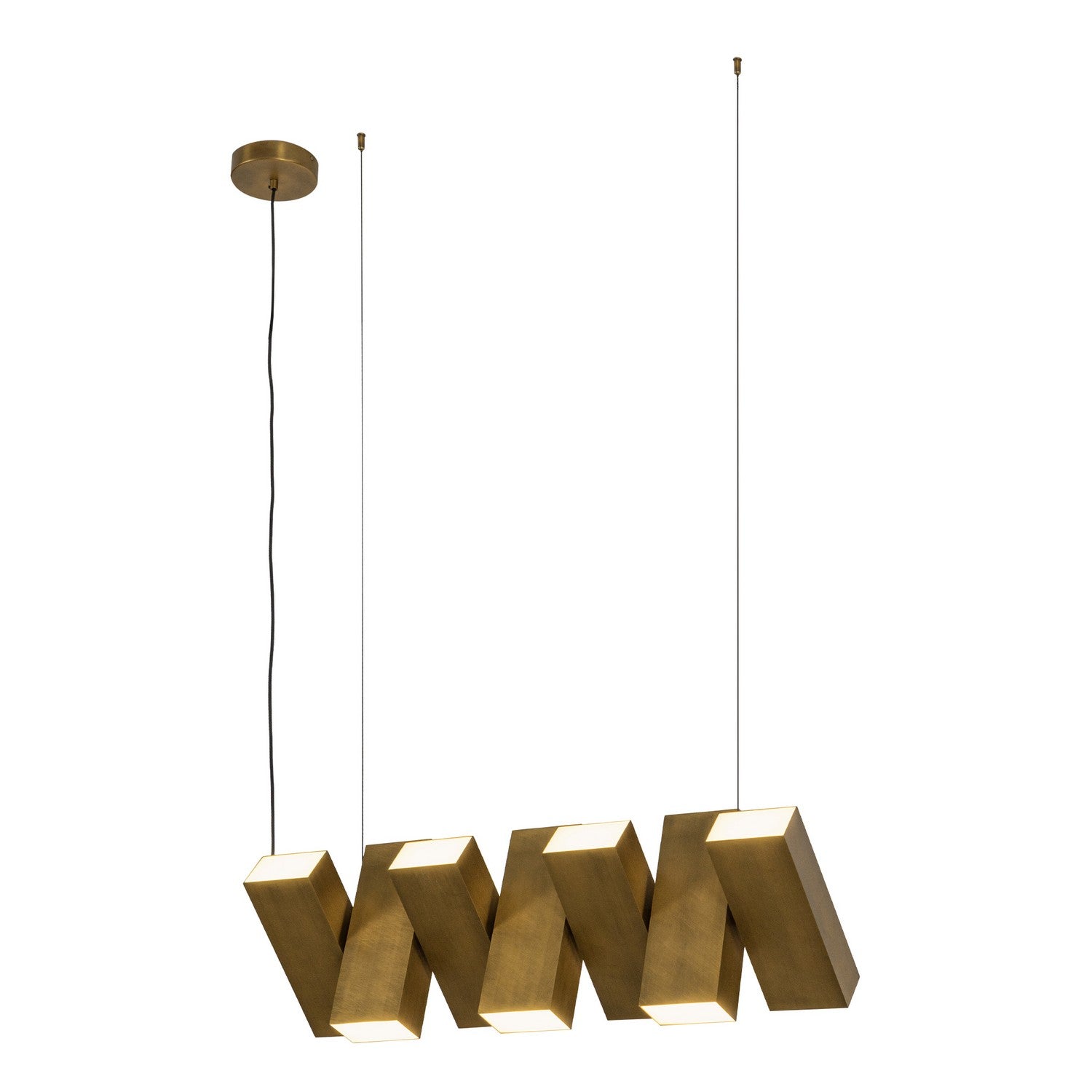 Kuzco Canada - LP17435-VB-UNV - LED Linear Pendant - Domino - Vintage Brass