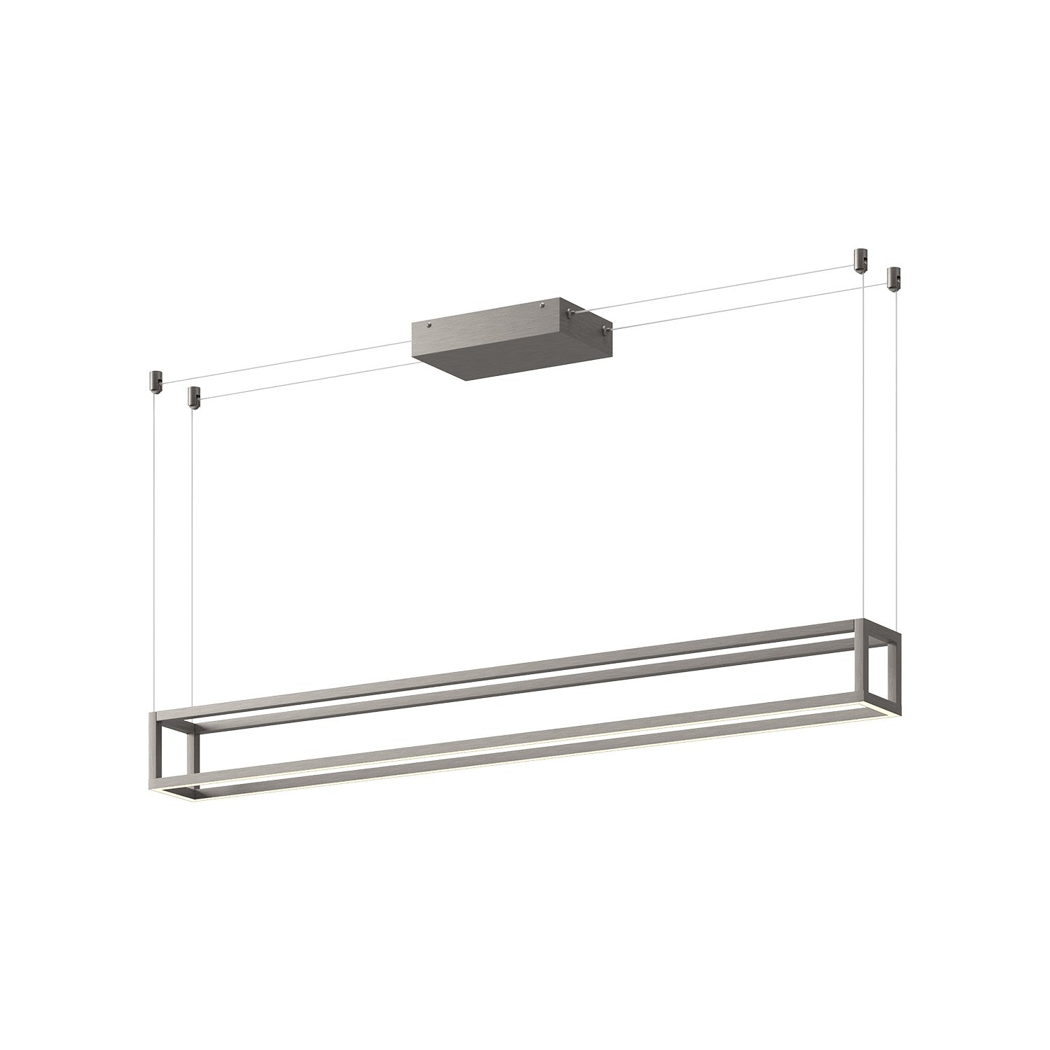 Kuzco Canada - LP45548-BN-UNV - LED Linear Pendant - Plaza - Brushed Nickel