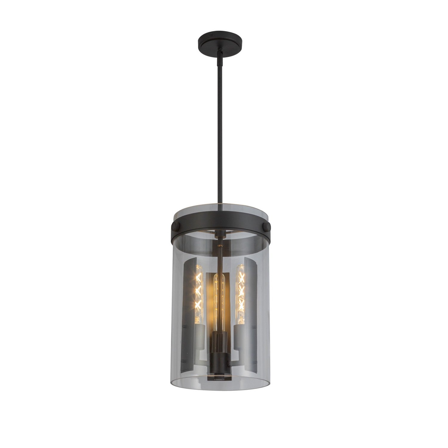 Artcraft Canada - AC10051BK - Three Light Pendant - Dahlia - Black