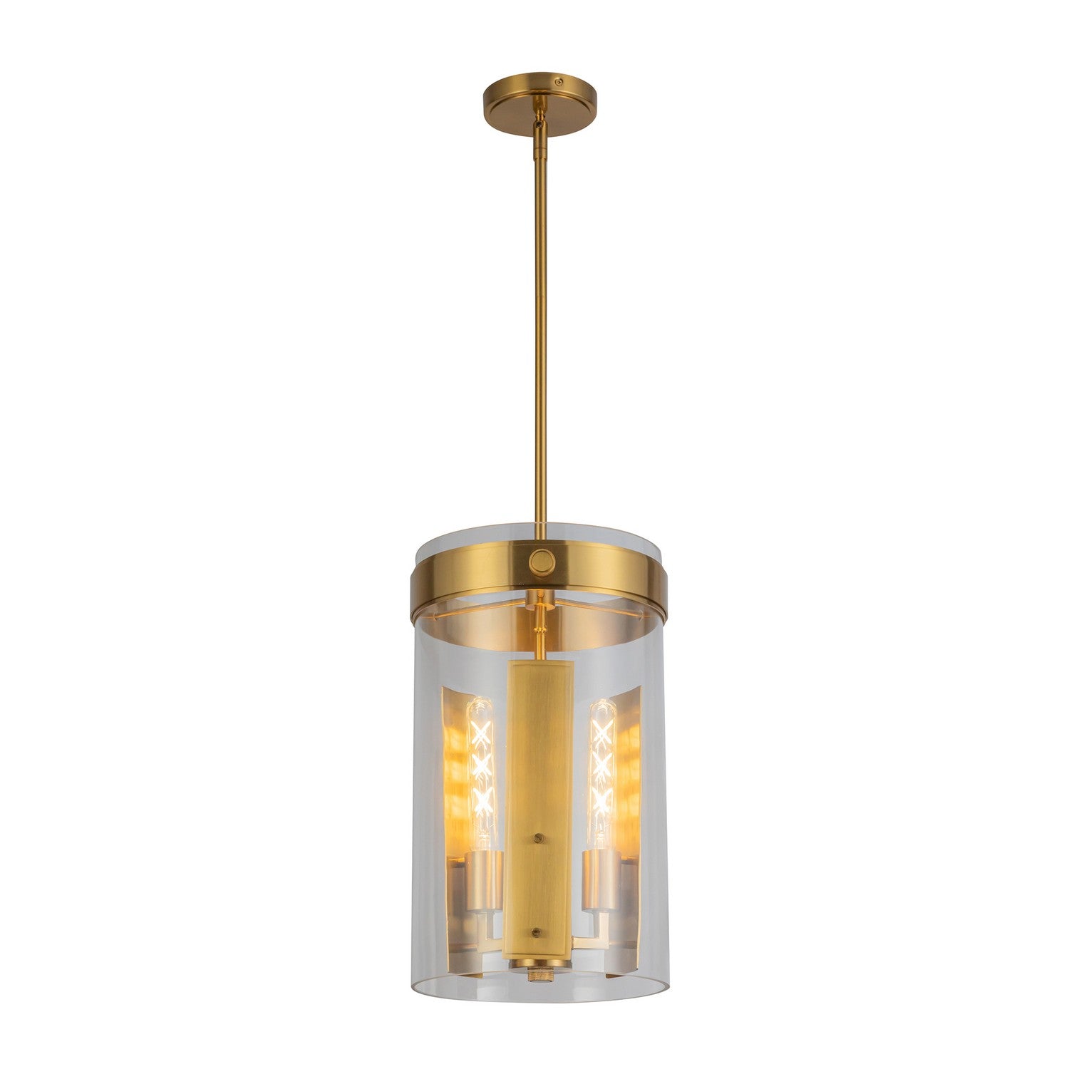 Artcraft Canada - AC10051BR - Three Light Pendant - Dahlia - Brushed Brass