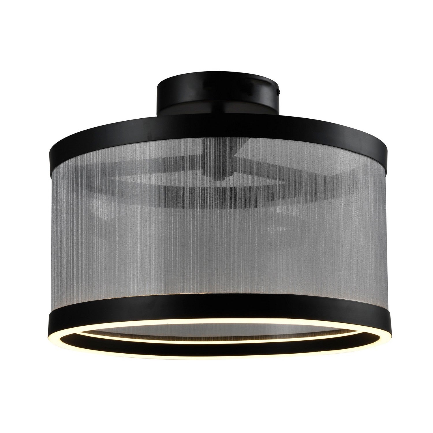 Artcraft Canada - AC11893SL - LED Semi Flush Mount - Cora - Silver