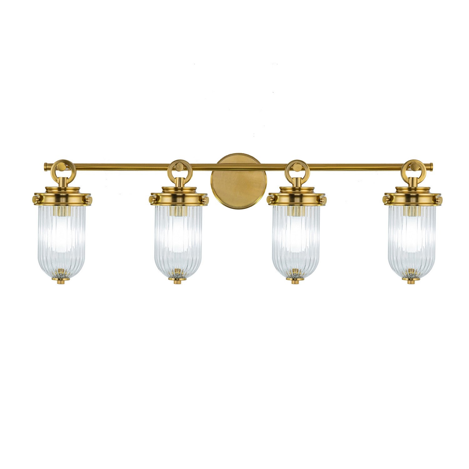 Artcraft Canada - AC12024BR - Applique murale quatre lumières - Myla - Laiton vieilli