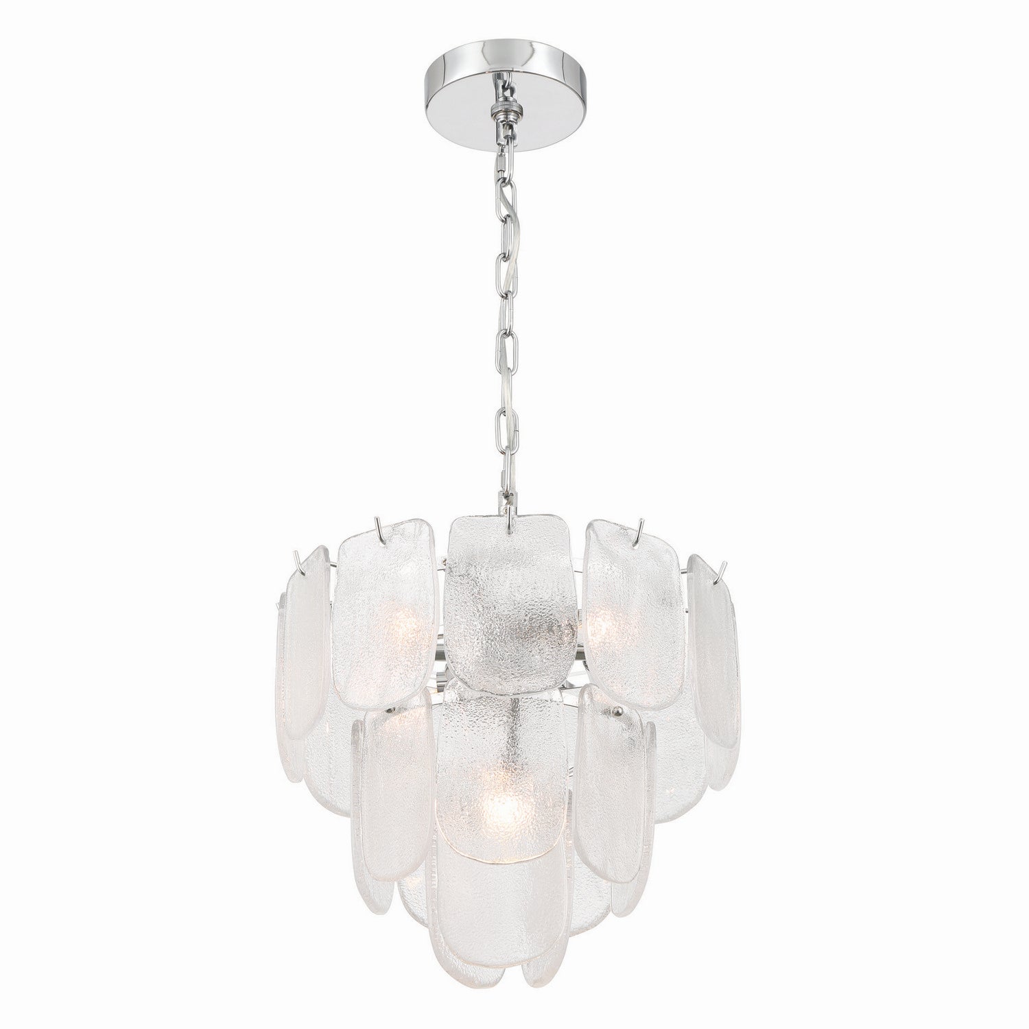 Artcraft Canada - AC12051CR - Five Light Pendant - Bianca - Polished Nickel, Crystalline