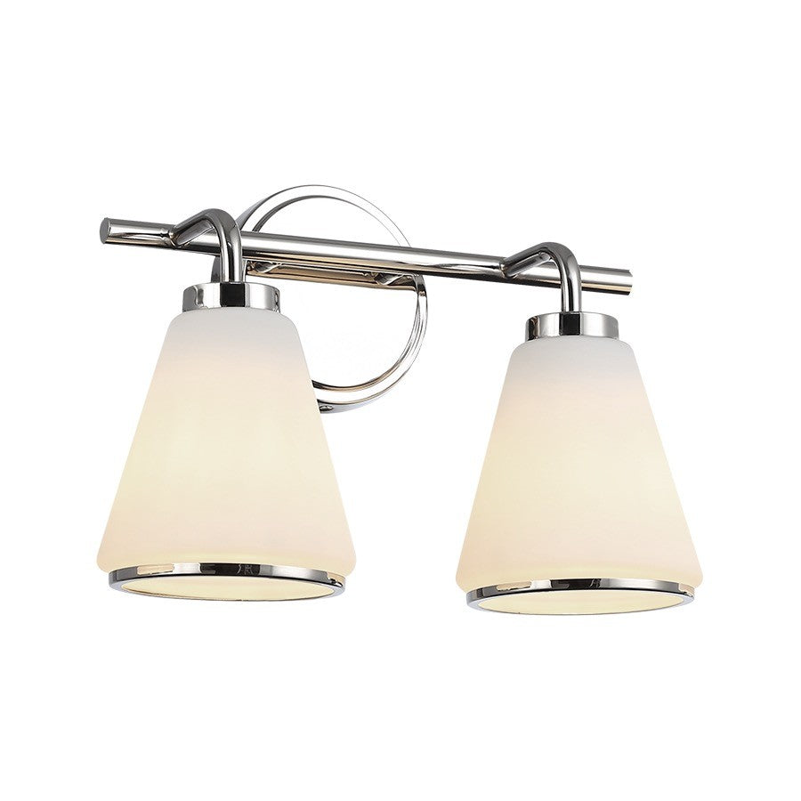 Artcraft Canada - AC12122PN - Meuble-lavabo à deux lumières - Zoey - Nickel poli